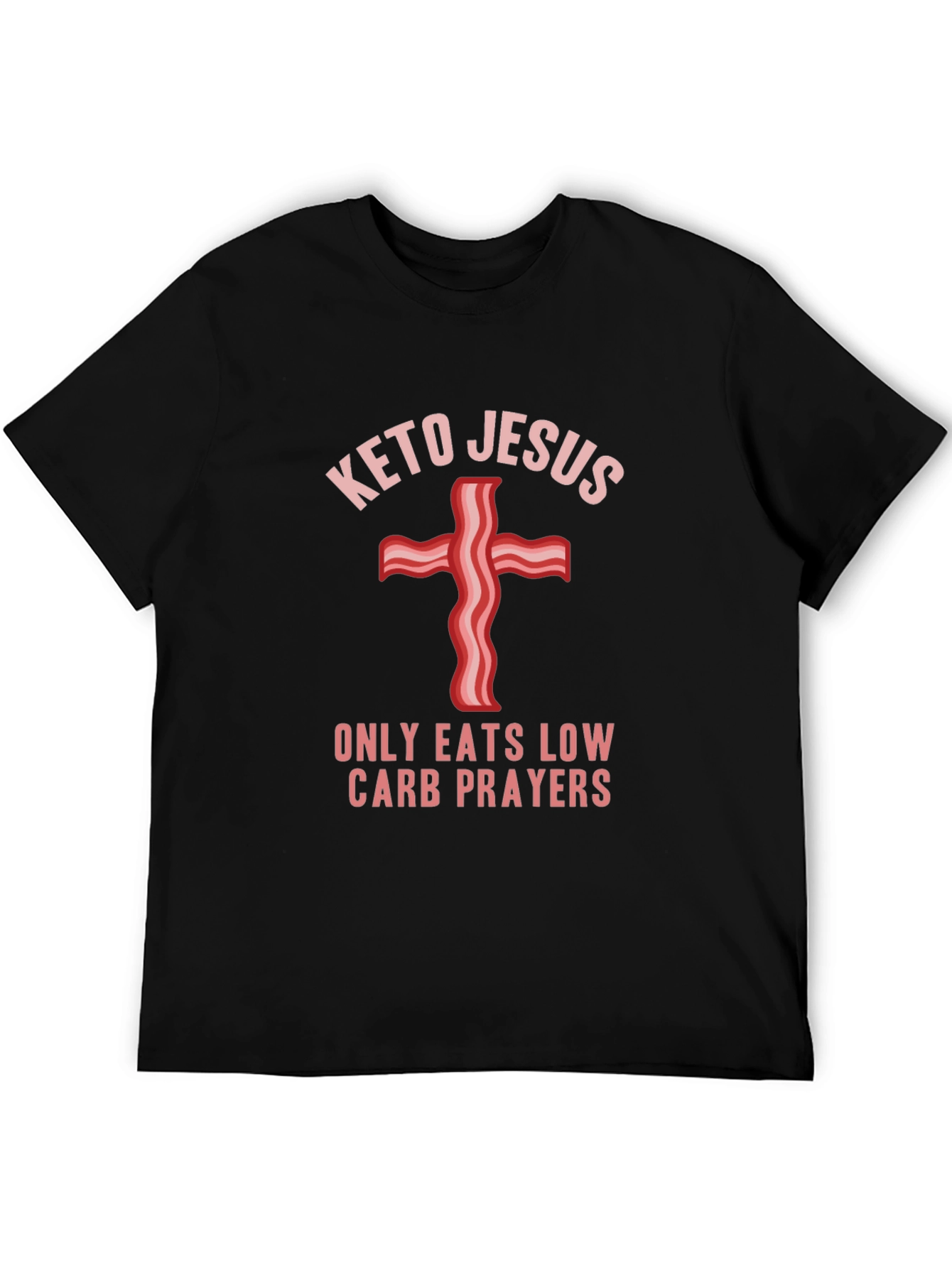 Keto Jesus Low Carb Prayers Graphic Tee