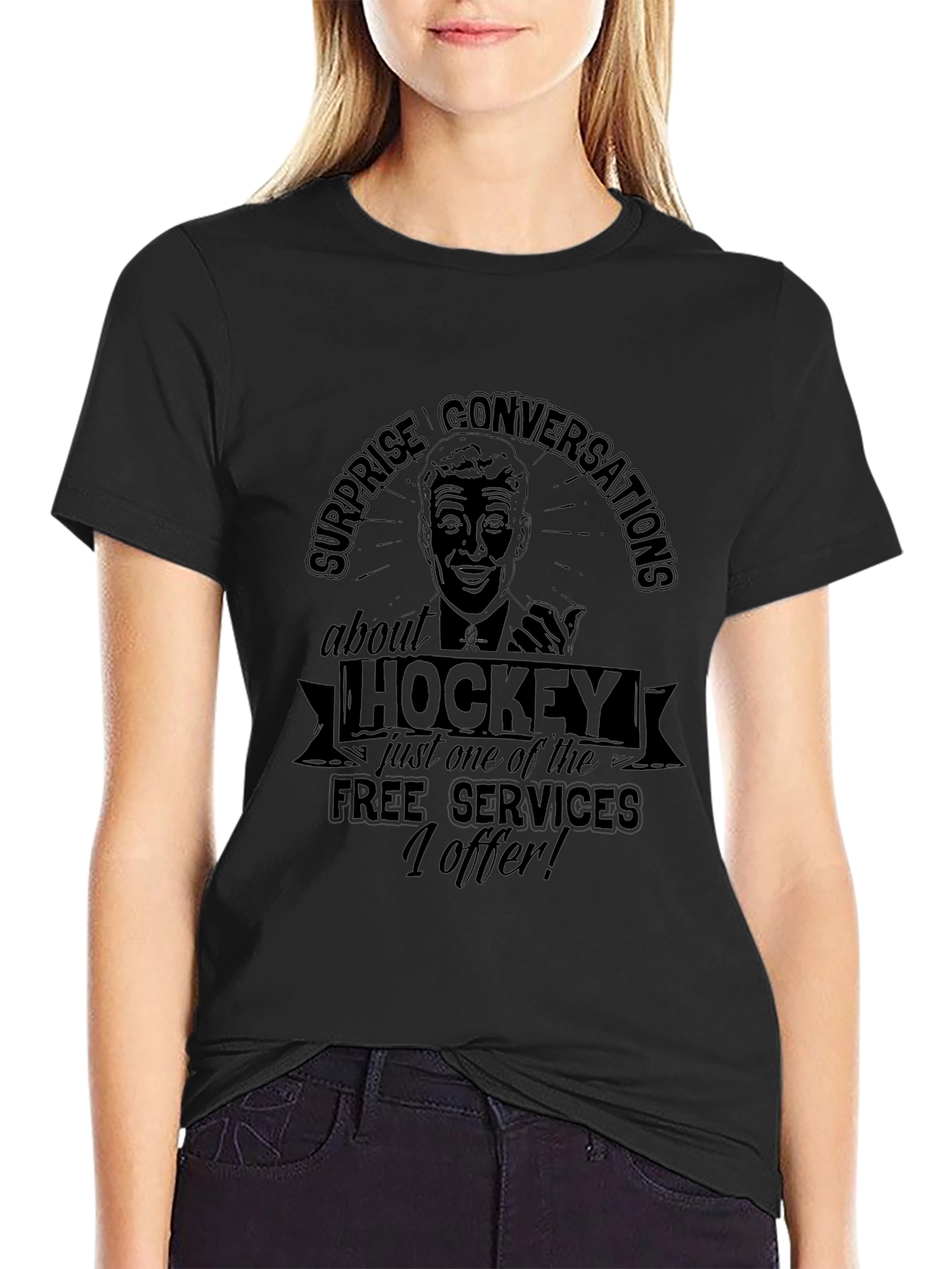 Surprise Hockey Conversation T-Shirt