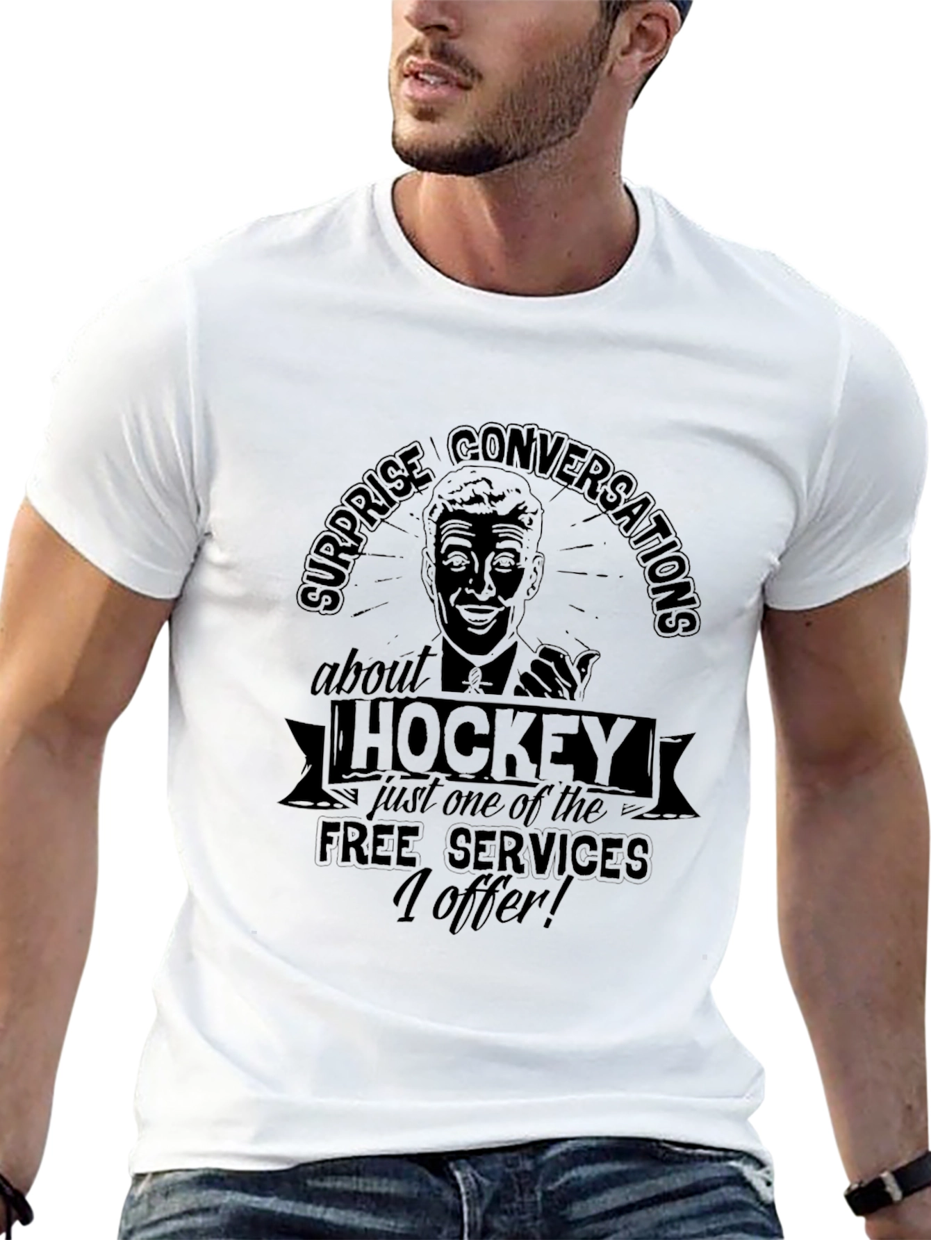 Surprise Hockey Conversation T-Shirt