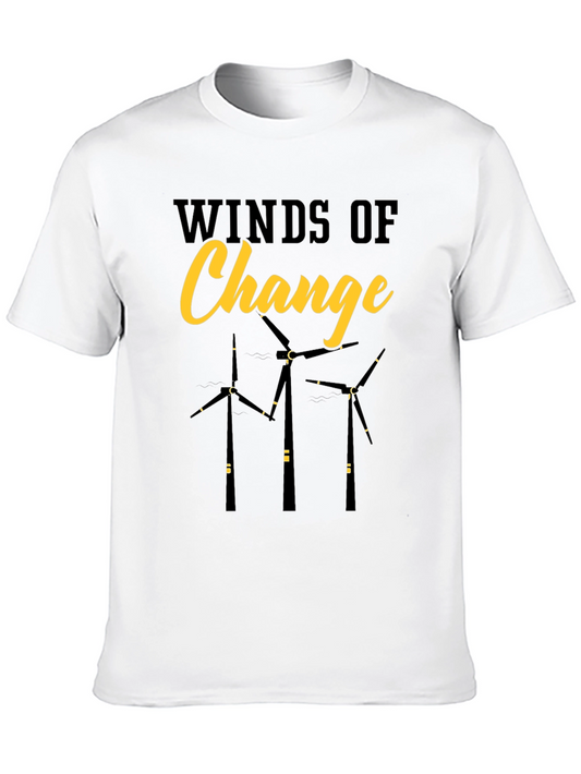 Winds of Change Graphic Tee - Sustainable Energy Shirt