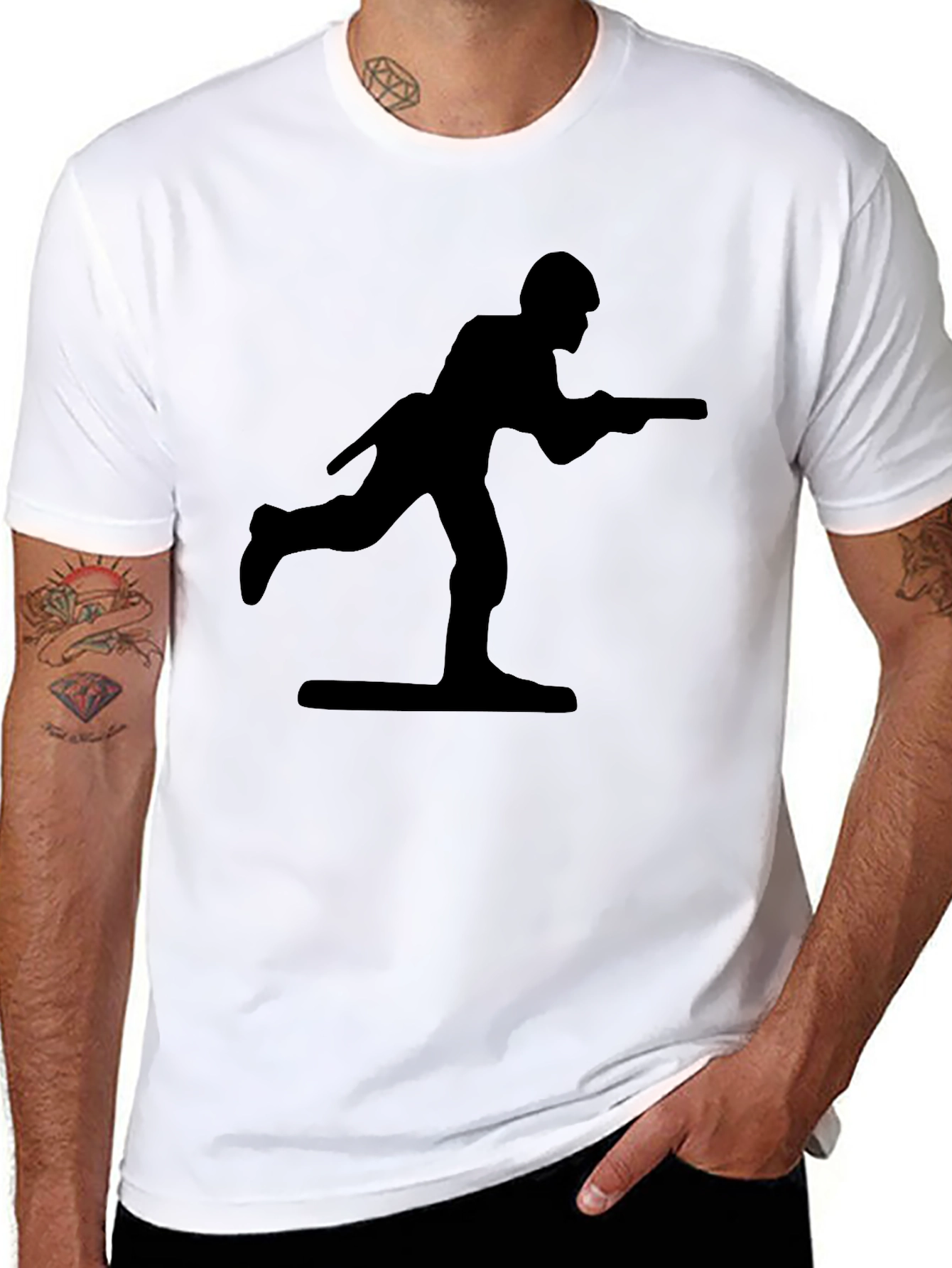 Army Man T-Shirt - Black