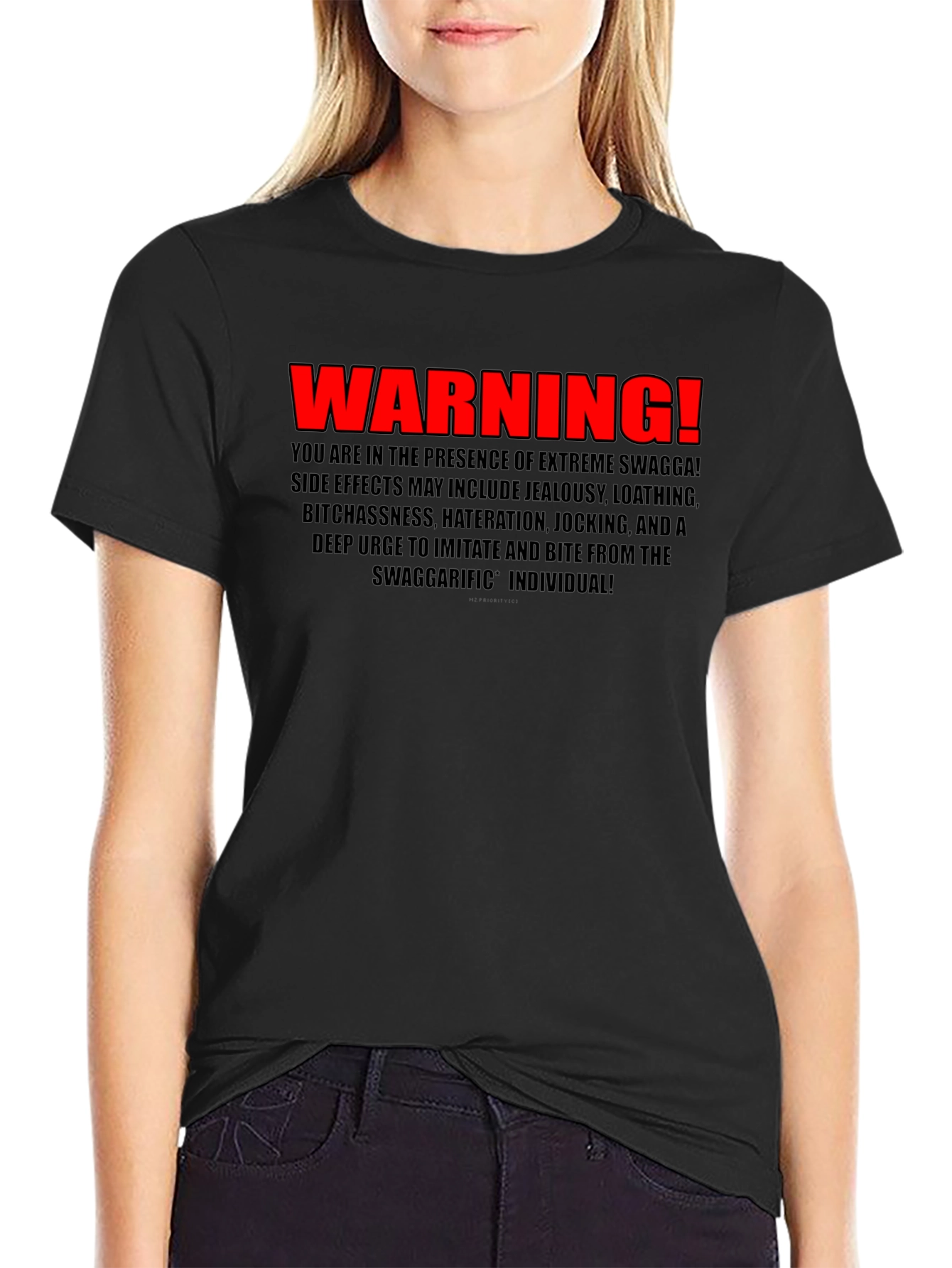 Warning! Extreme Swagga Black T-Shirt