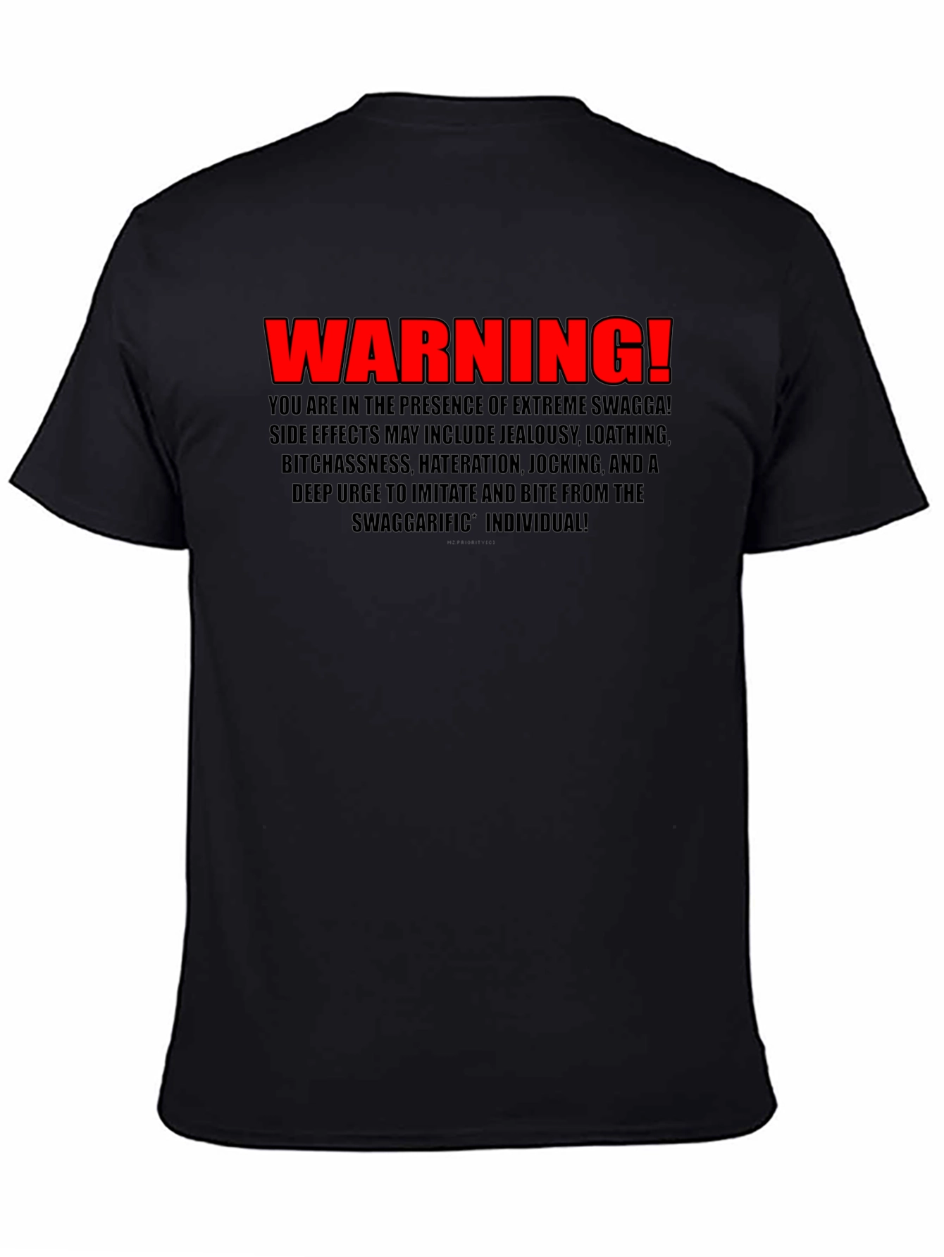 Warning! Extreme Swagga Black T-Shirt