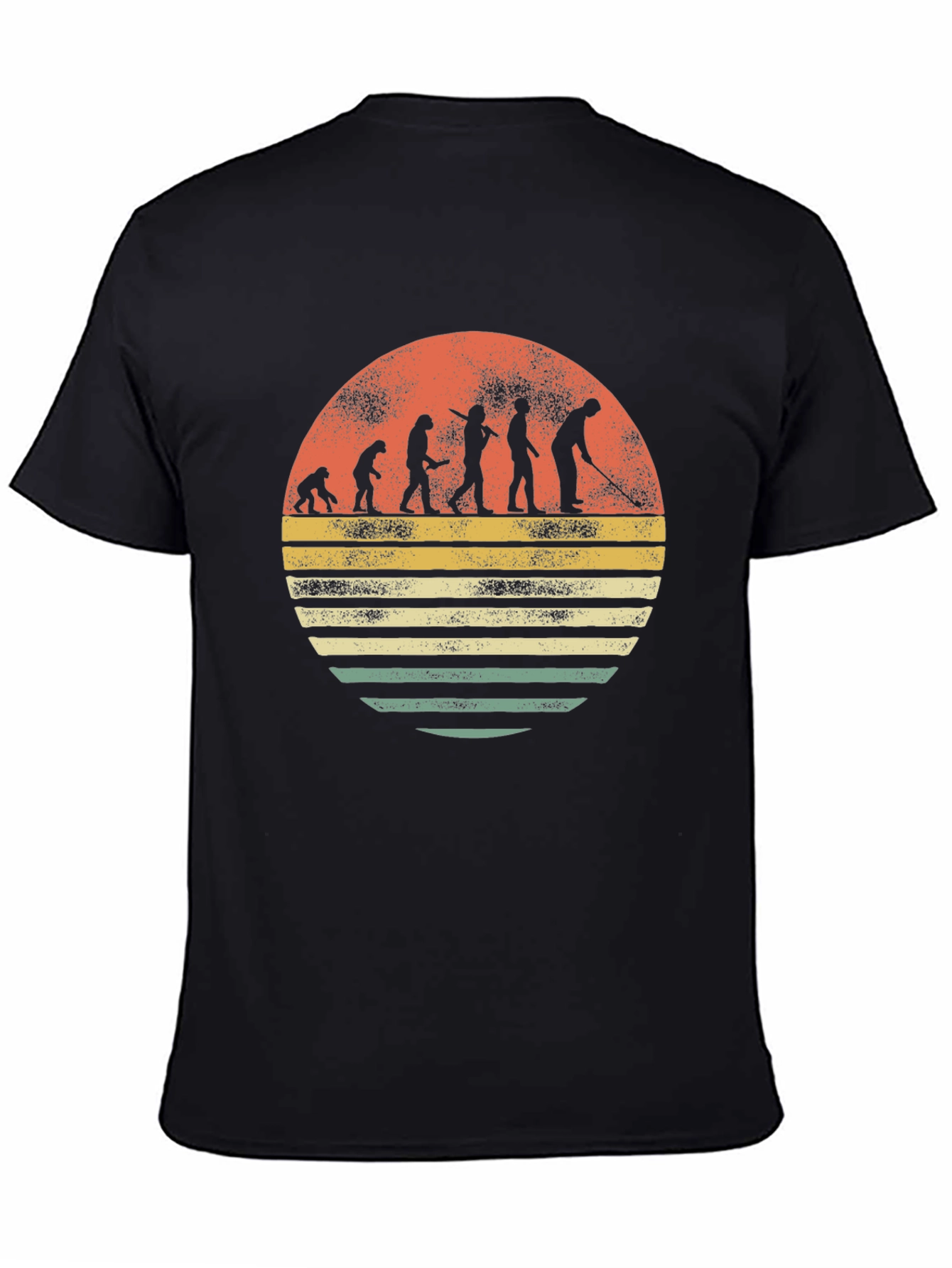 Evolution of Golf T-Shirt - Novelty Tee