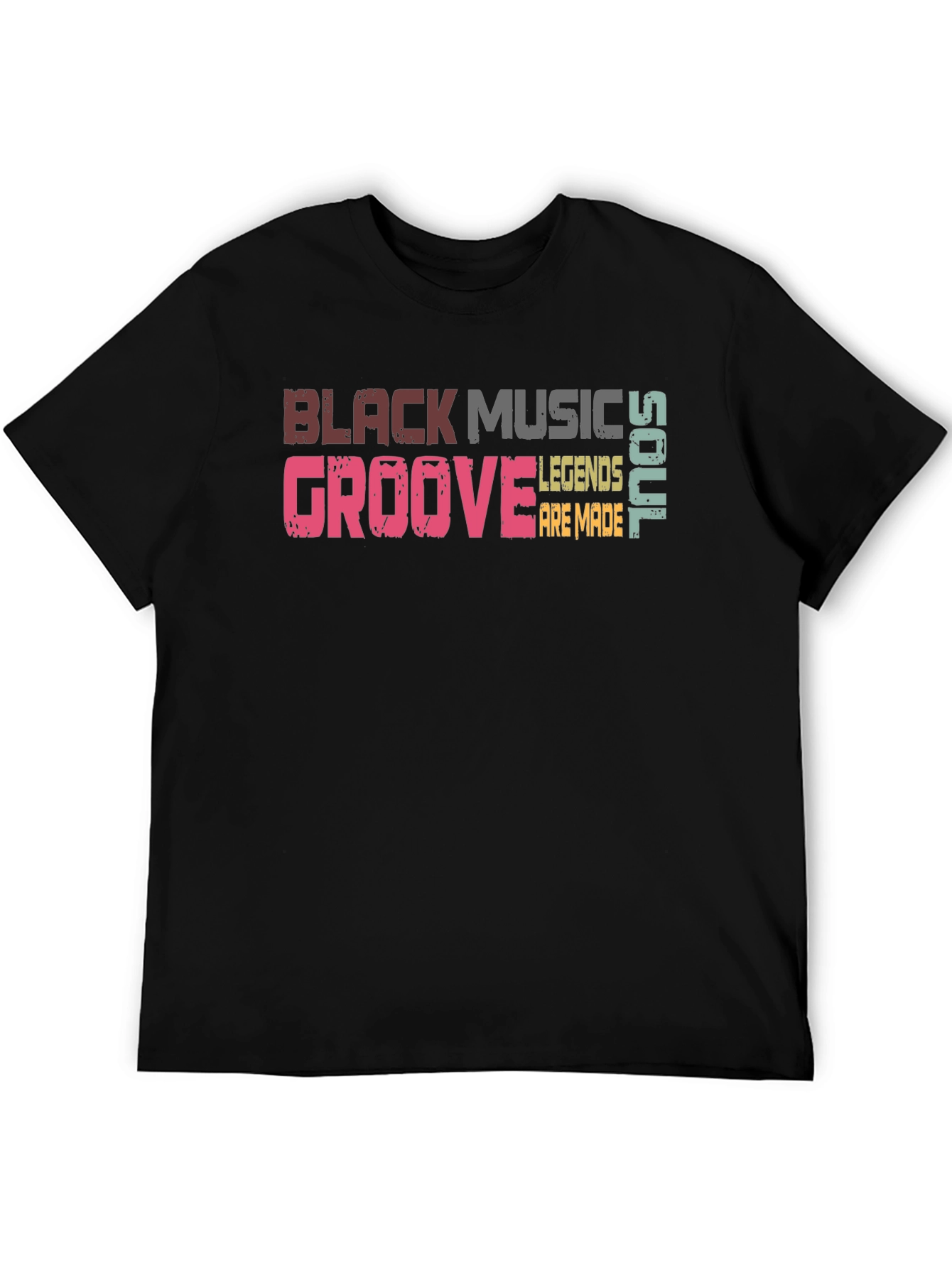 Black Music Groove Graphic T-Shirt