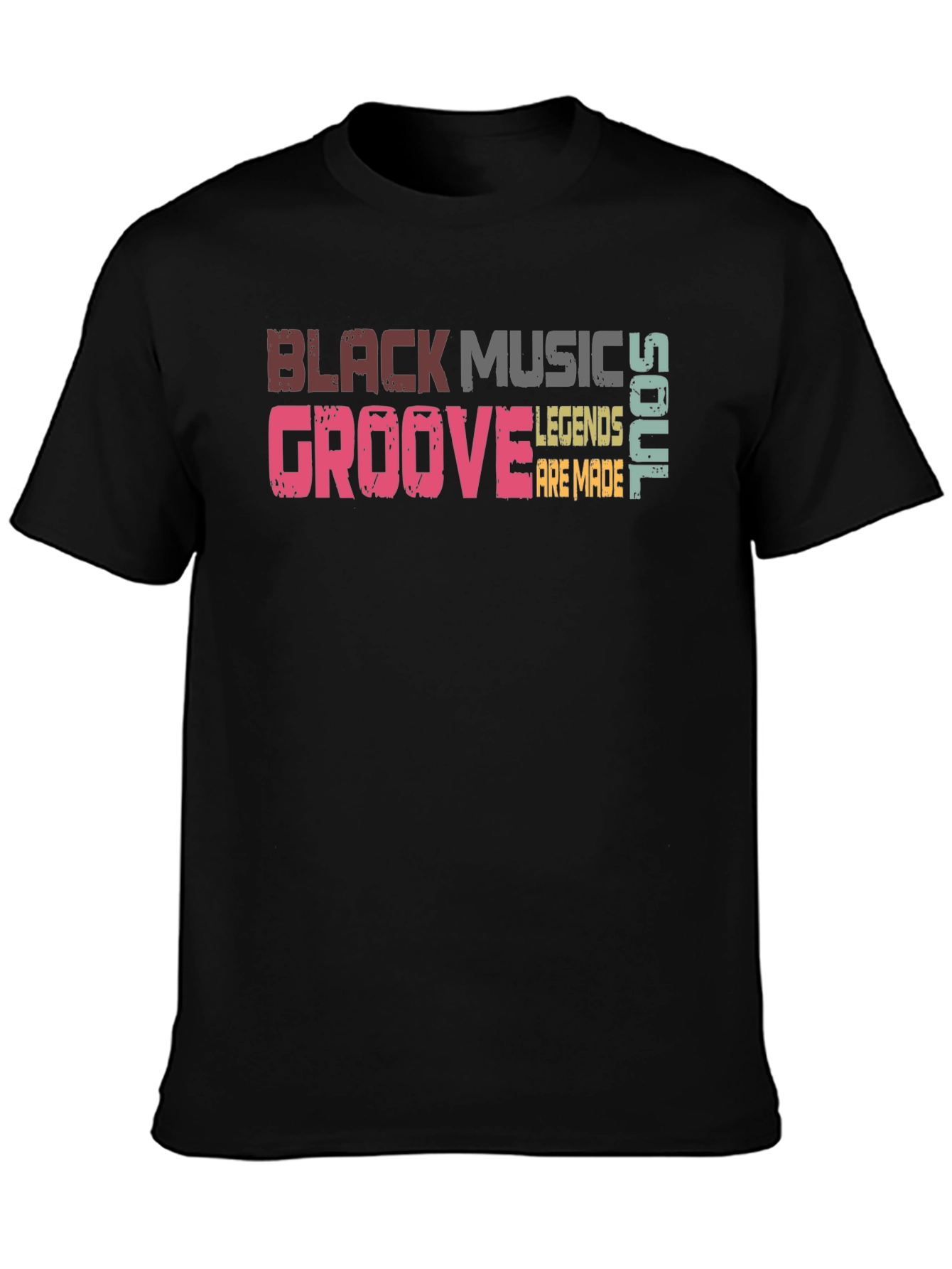 Black Music Groove Graphic T-Shirt