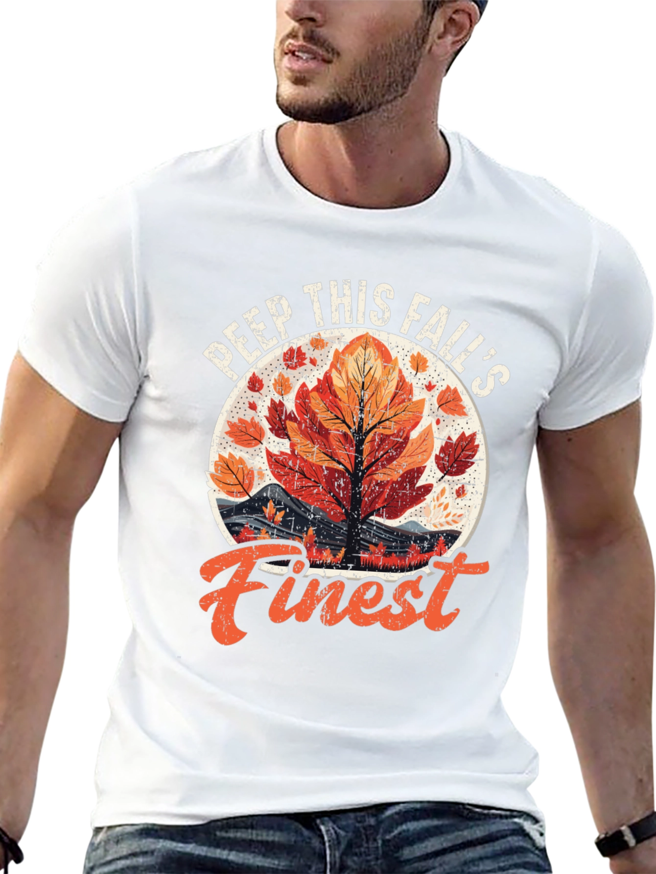 Peep This Falls Finest Black Graphic Tee