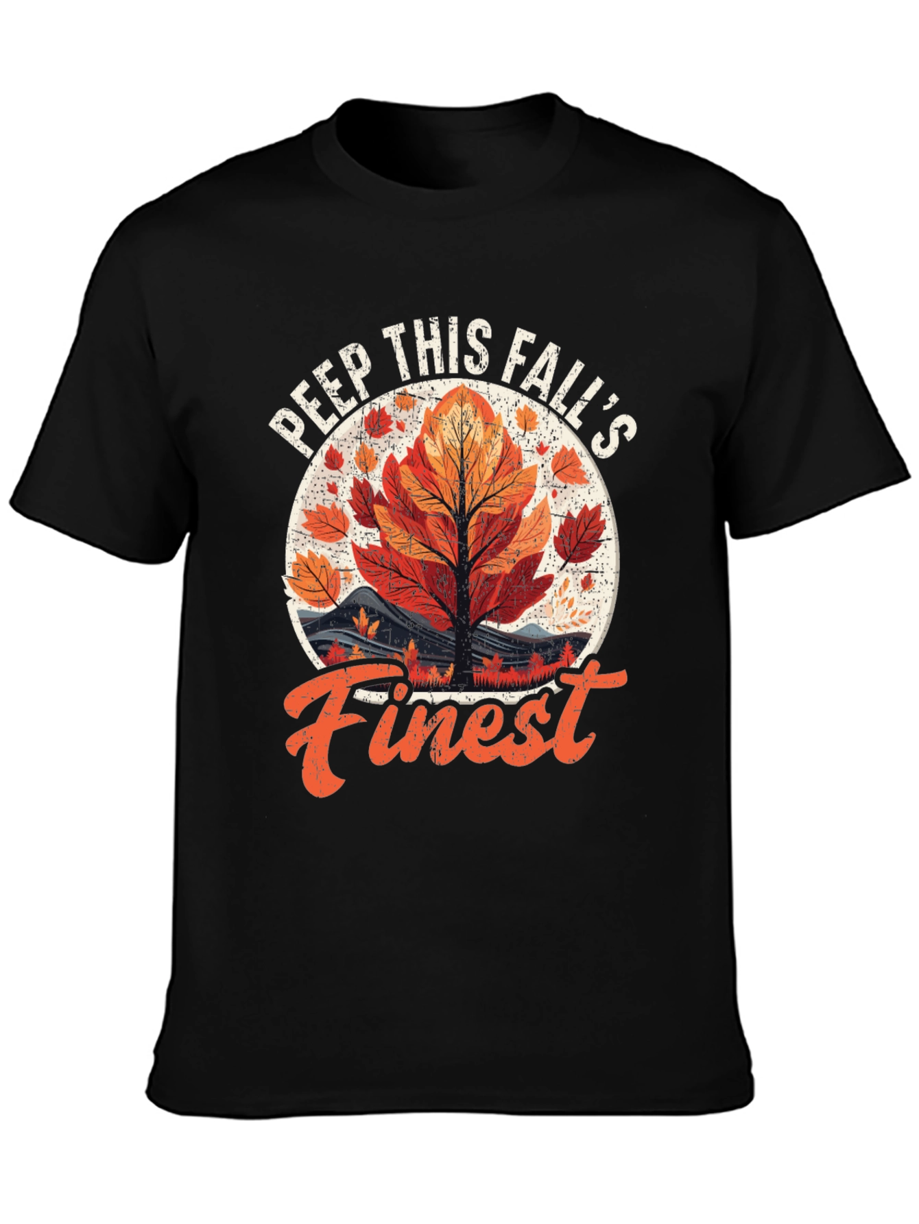 Peep This Falls Finest Black Graphic Tee