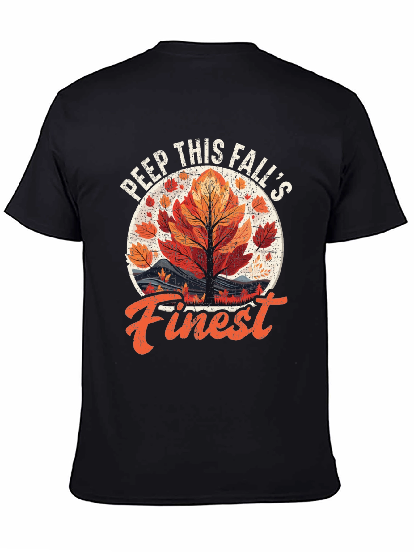 Peep This Falls Finest Black Graphic Tee