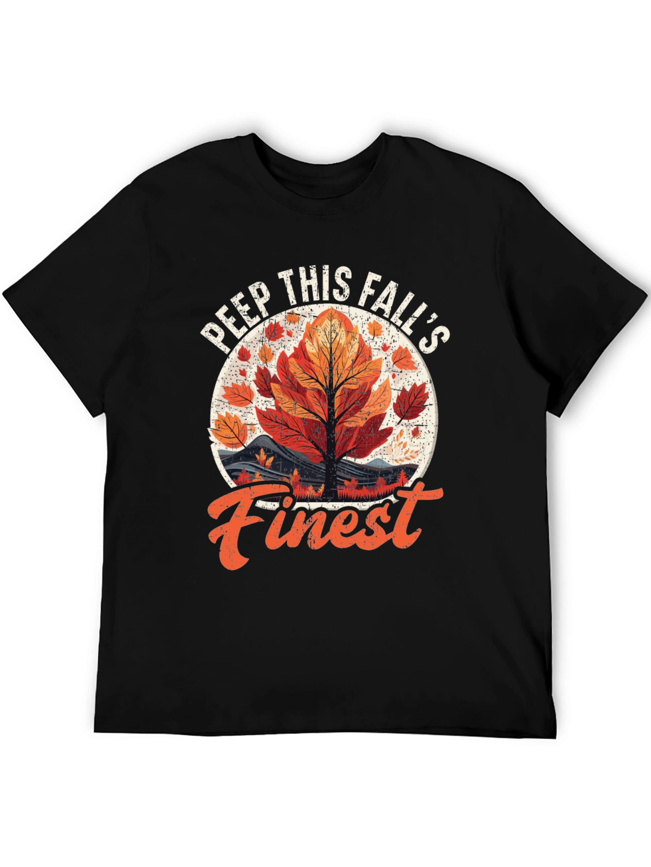 Peep This Falls Finest Black Graphic Tee