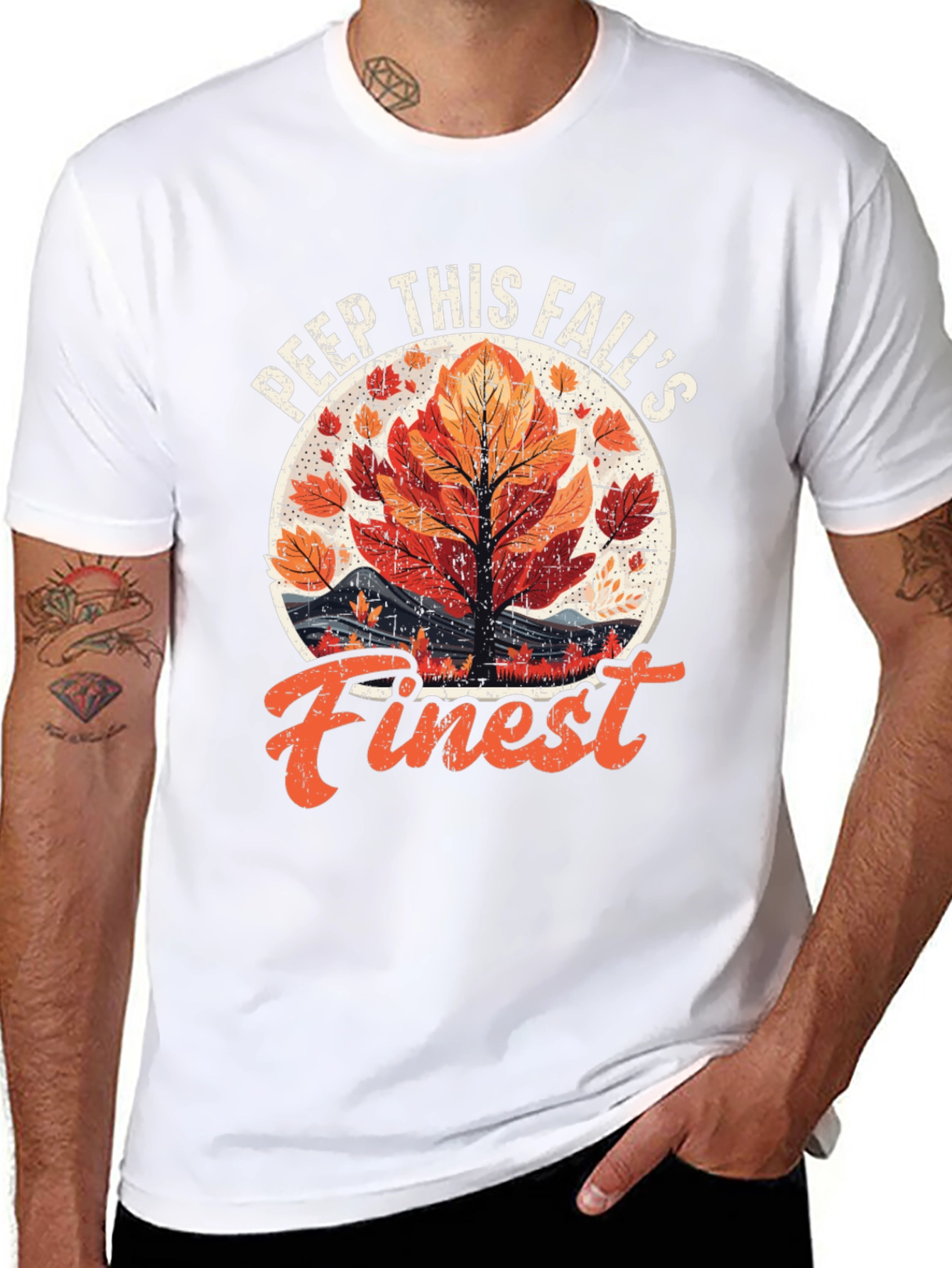 Peep This Falls Finest Black Graphic Tee