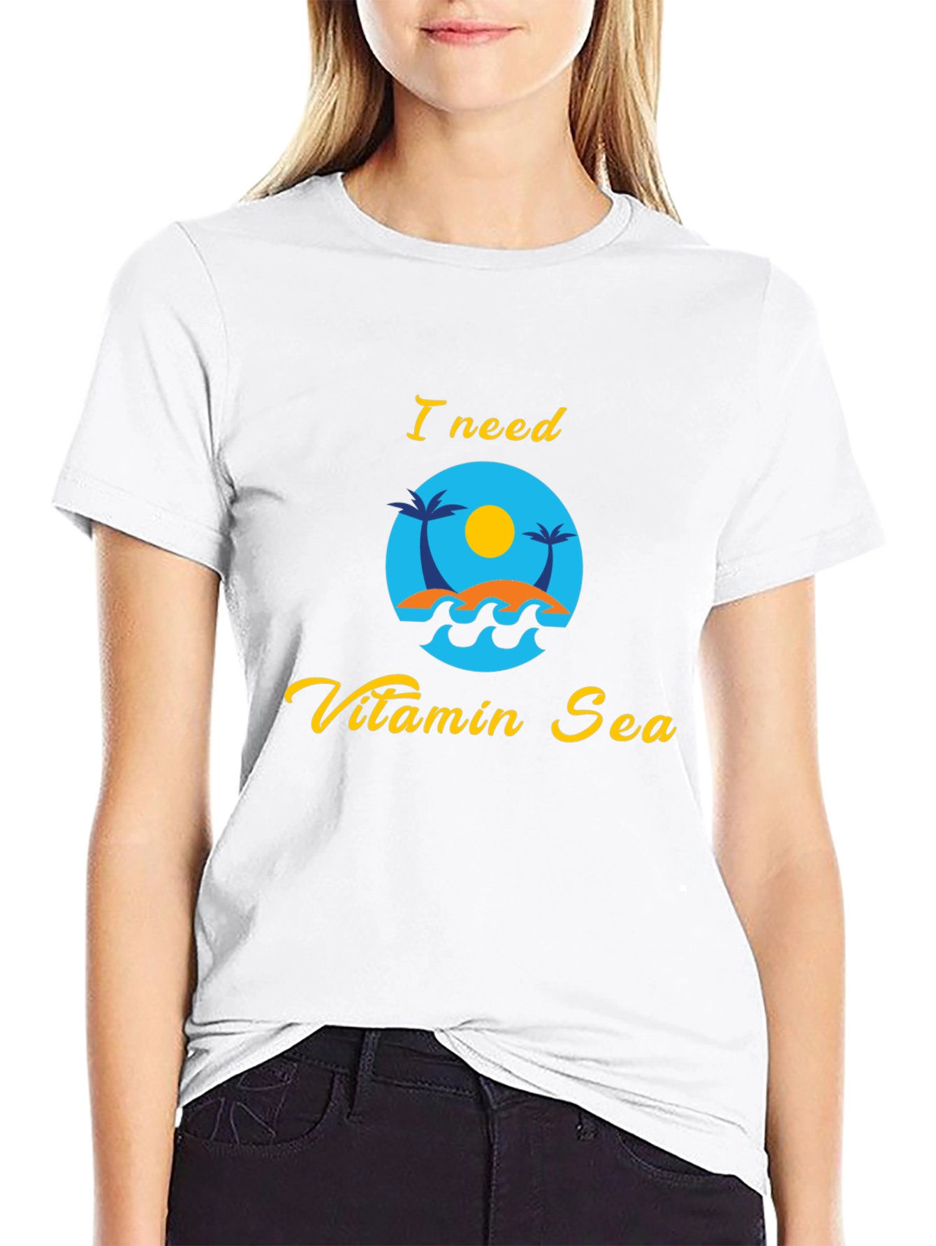 Vitamin Sea Graphic Tee - Relaxing Beach Vibes T-Shirt