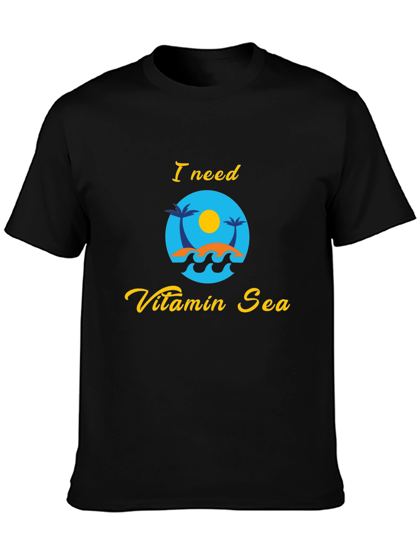 Vitamin Sea Graphic Tee - Relaxing Beach Vibes T-Shirt