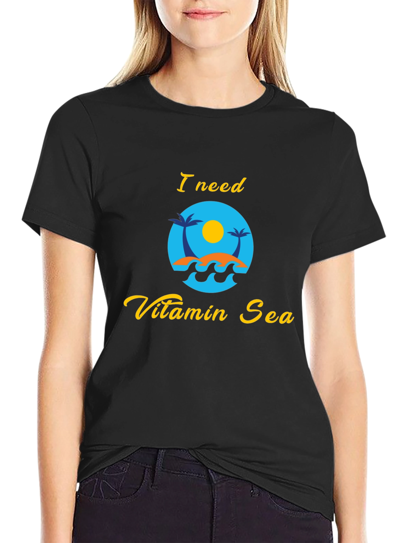 Vitamin Sea Graphic Tee - Relaxing Beach Vibes T-Shirt