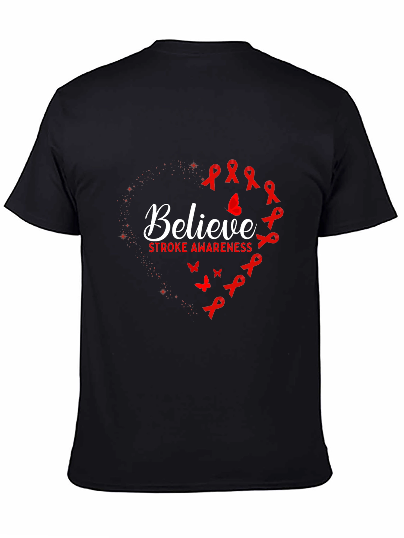 Believe Stroke Awareness Graphic T-Shirt