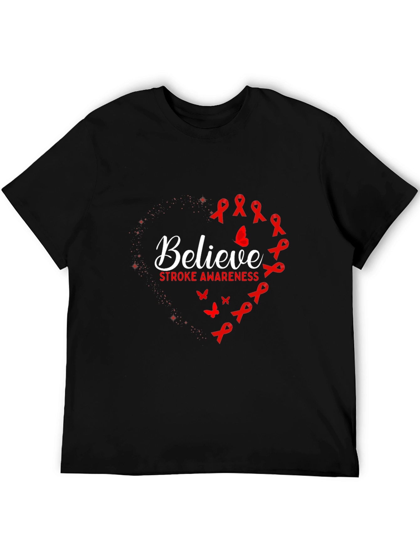 Believe Stroke Awareness Graphic T-Shirt