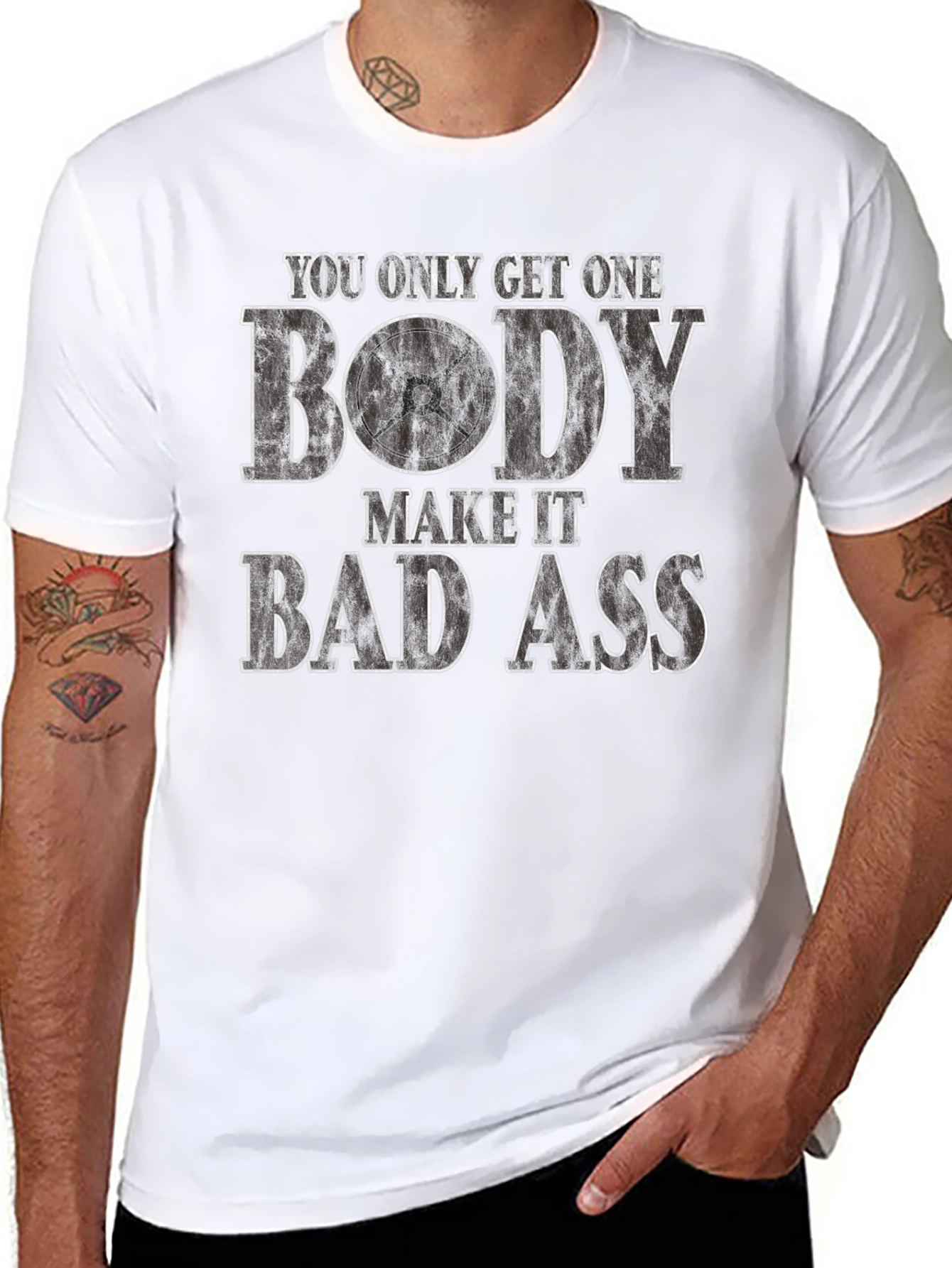 Badass Bodybuilding T-Shirt - Fitness Motivation