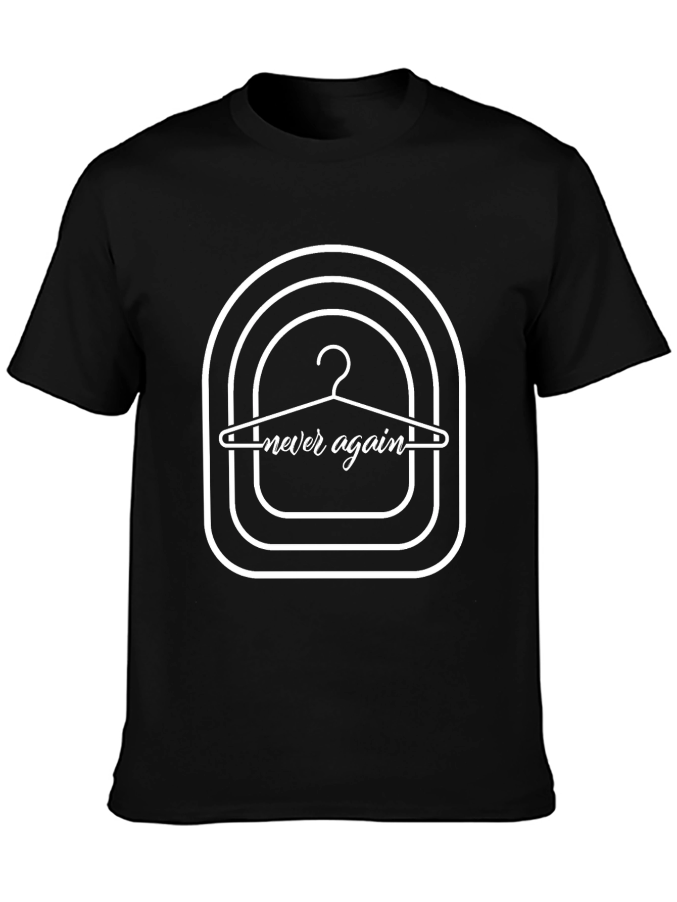 Never Again T-Shirt: Pro Choice Design