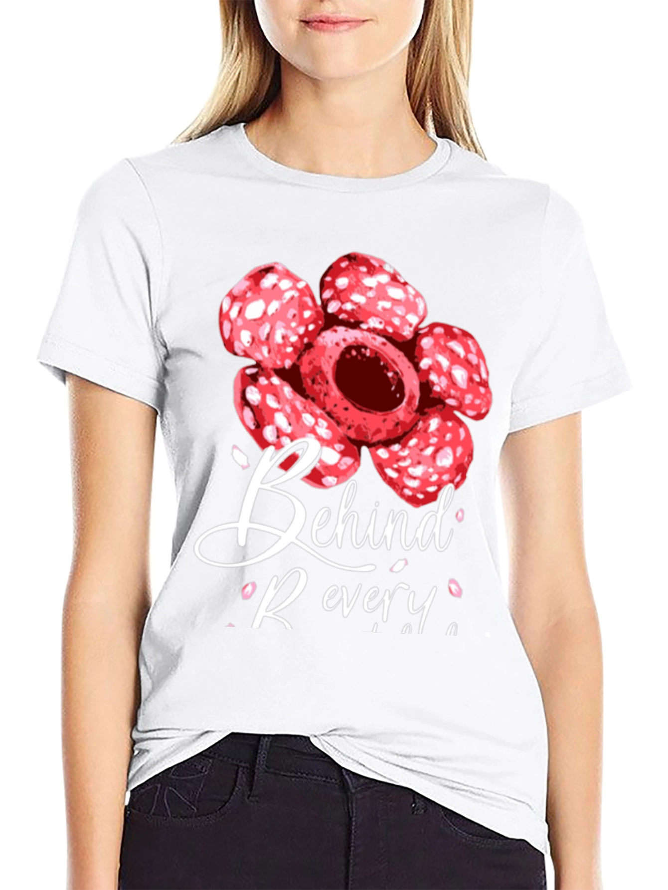 Rafflesia Flower Graphic T-Shirt