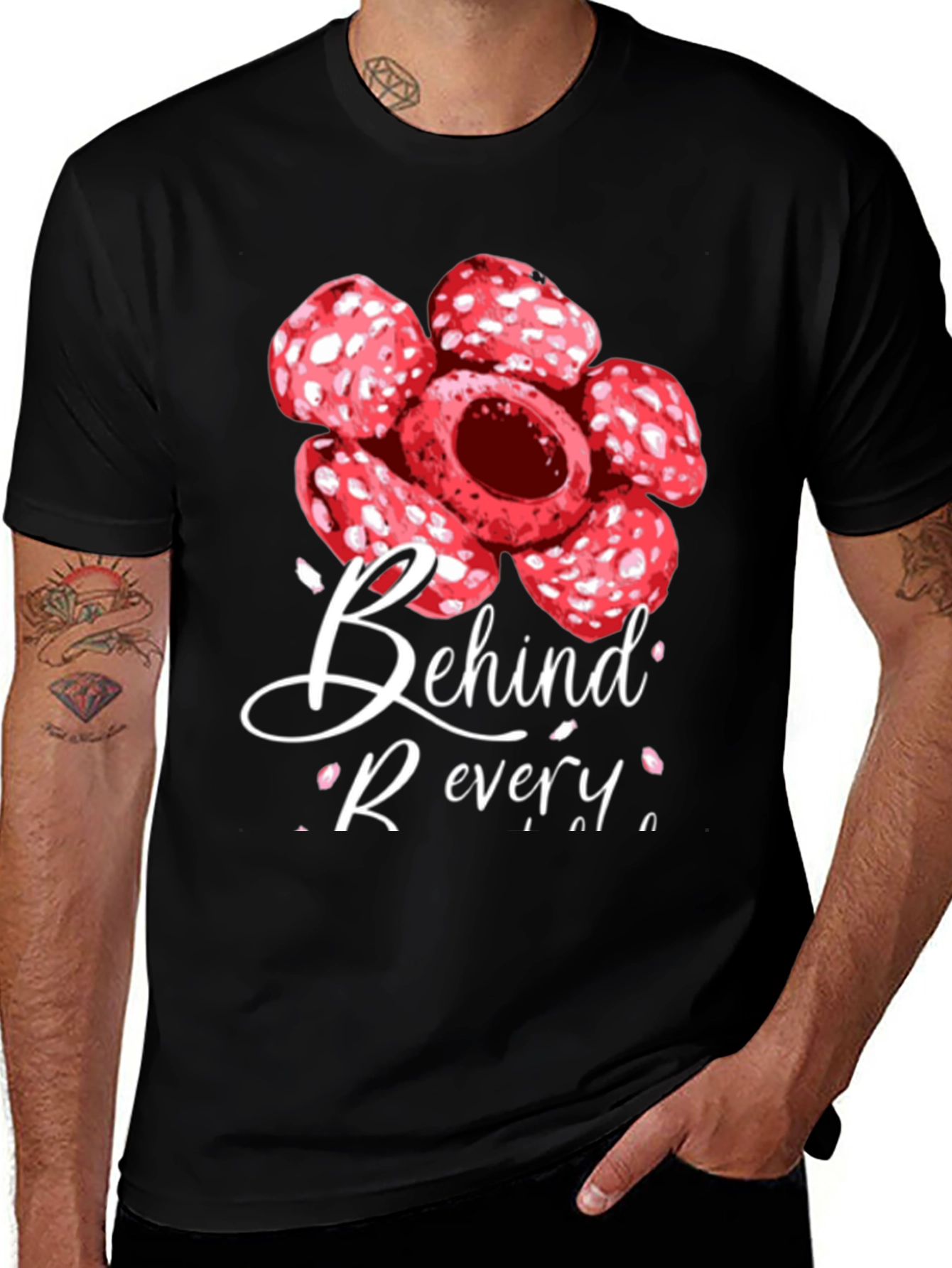 Rafflesia Flower Graphic T-Shirt