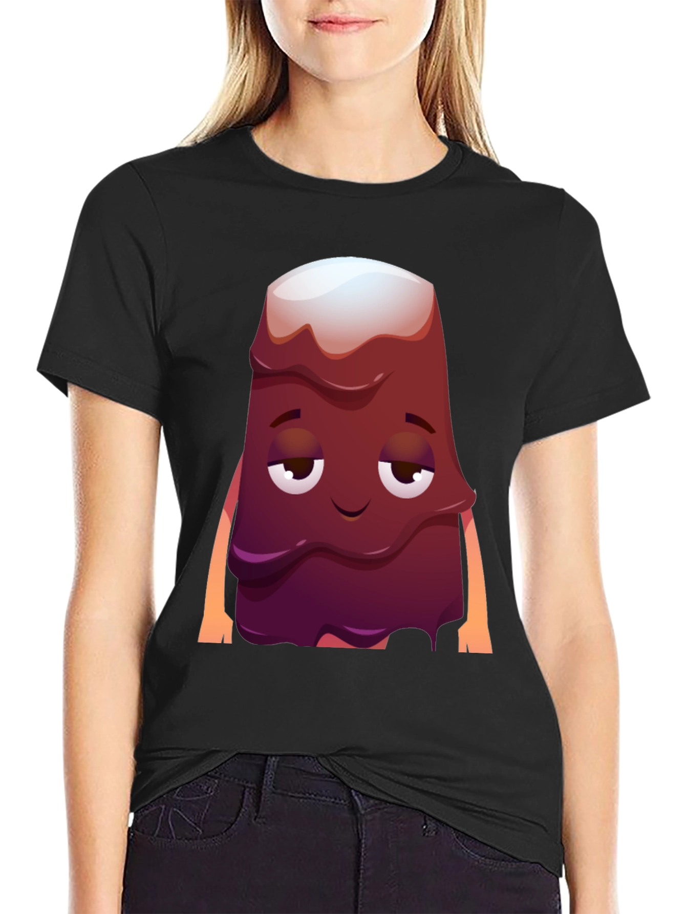 Cartoon Dessert T-Shirt - Novelty Graphic Tee