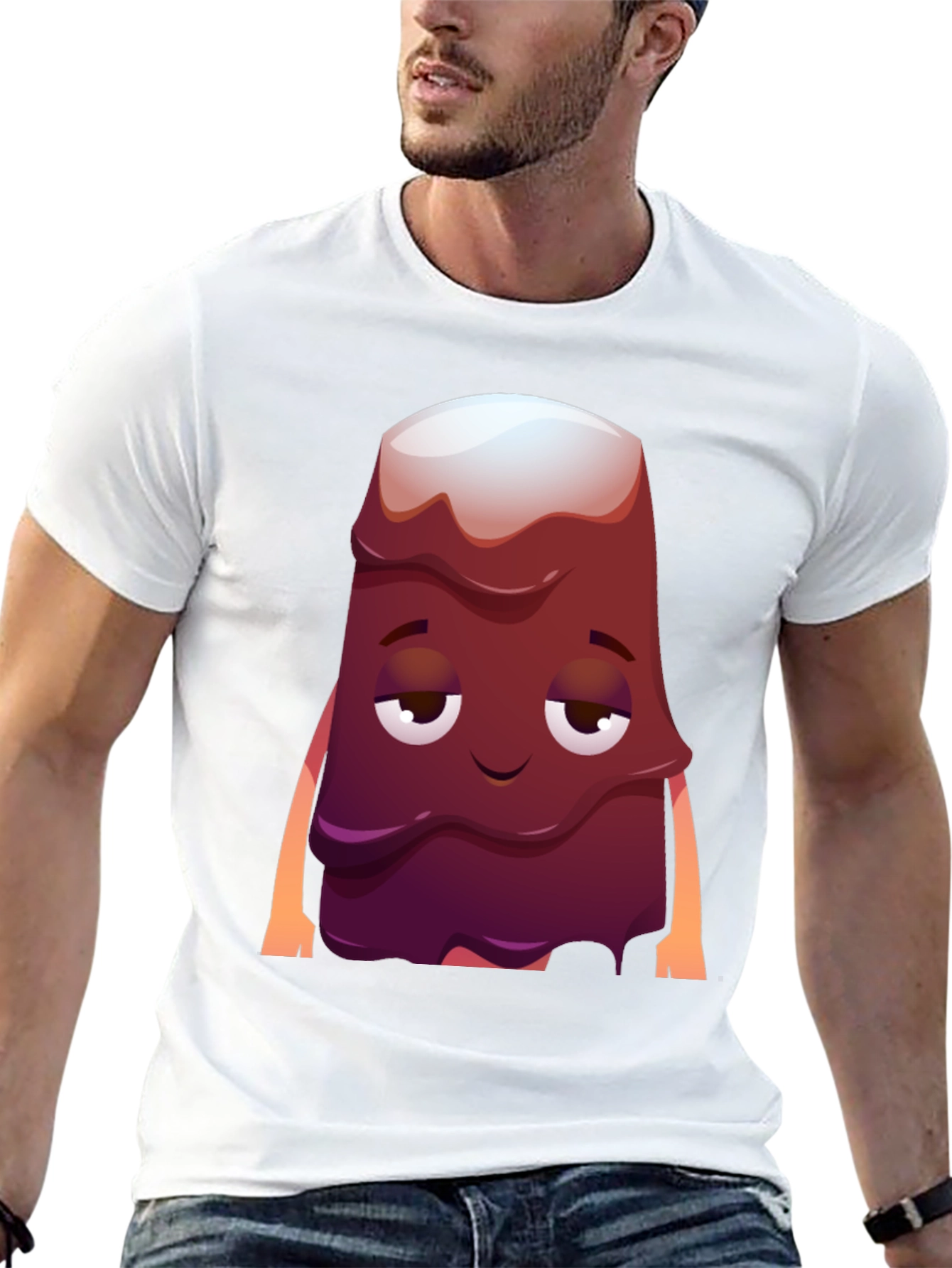 Cartoon Dessert T-Shirt - Novelty Graphic Tee