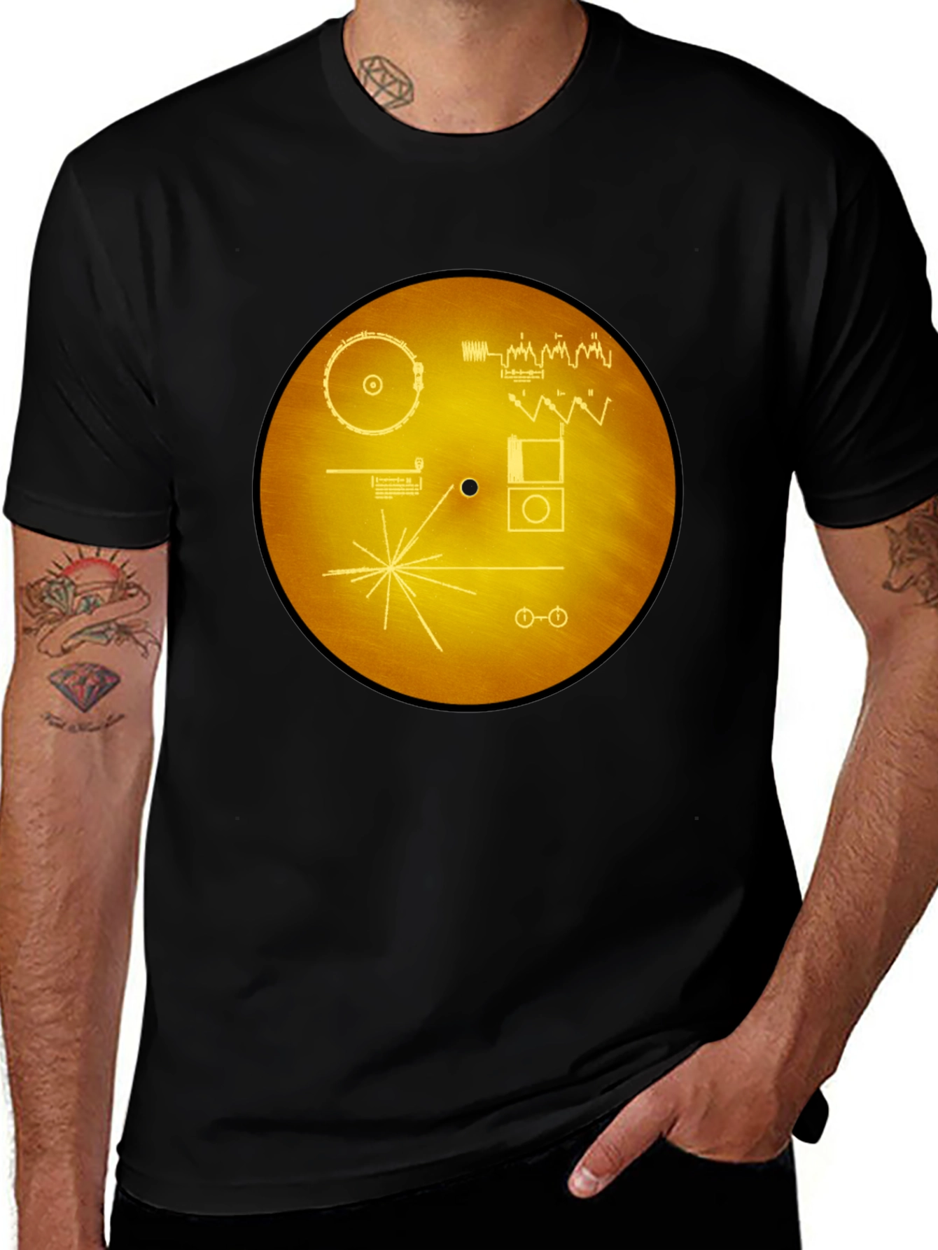 Voyager Golden Record Graphic T-Shirt