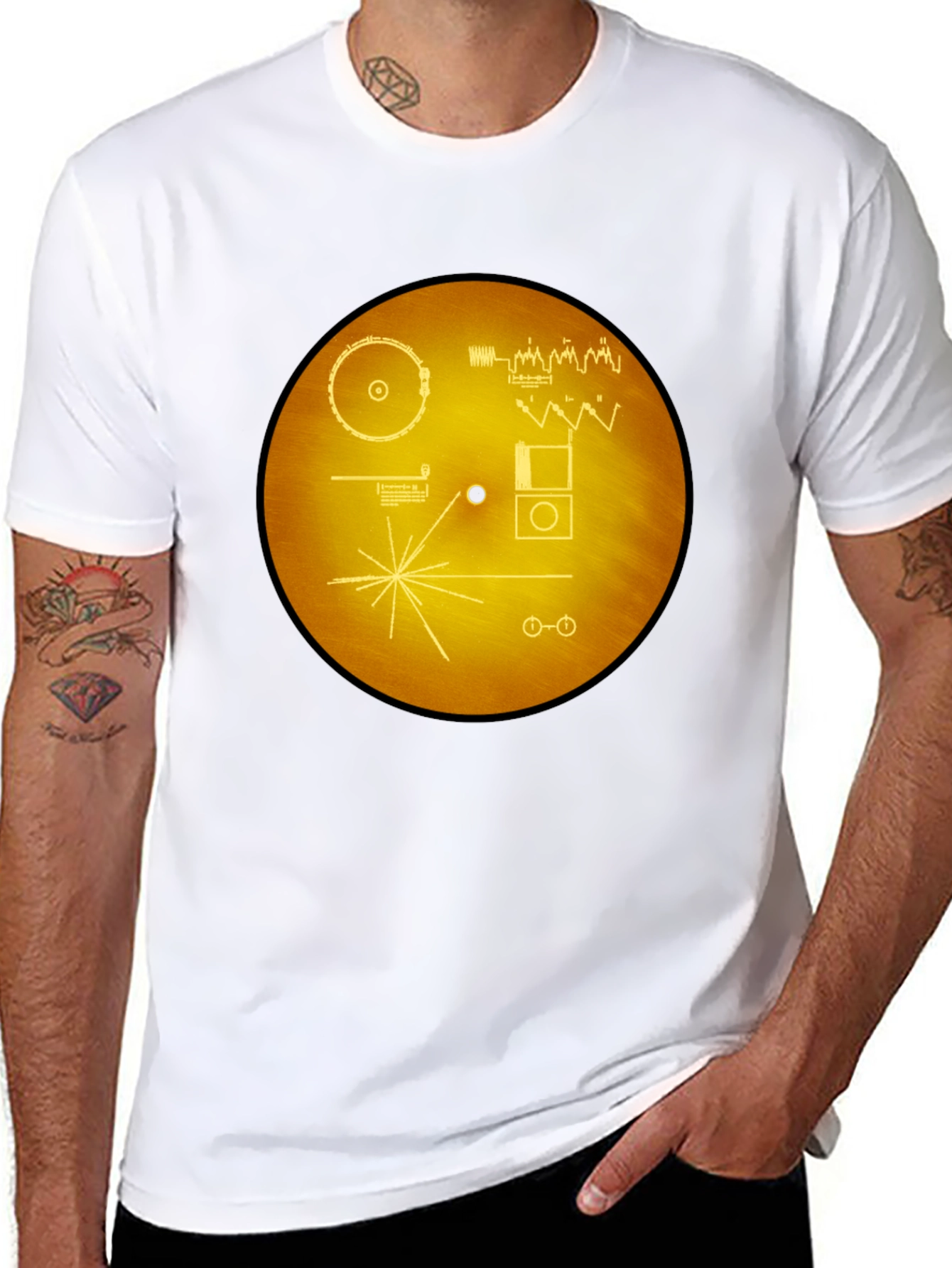 Voyager Golden Record Graphic T-Shirt
