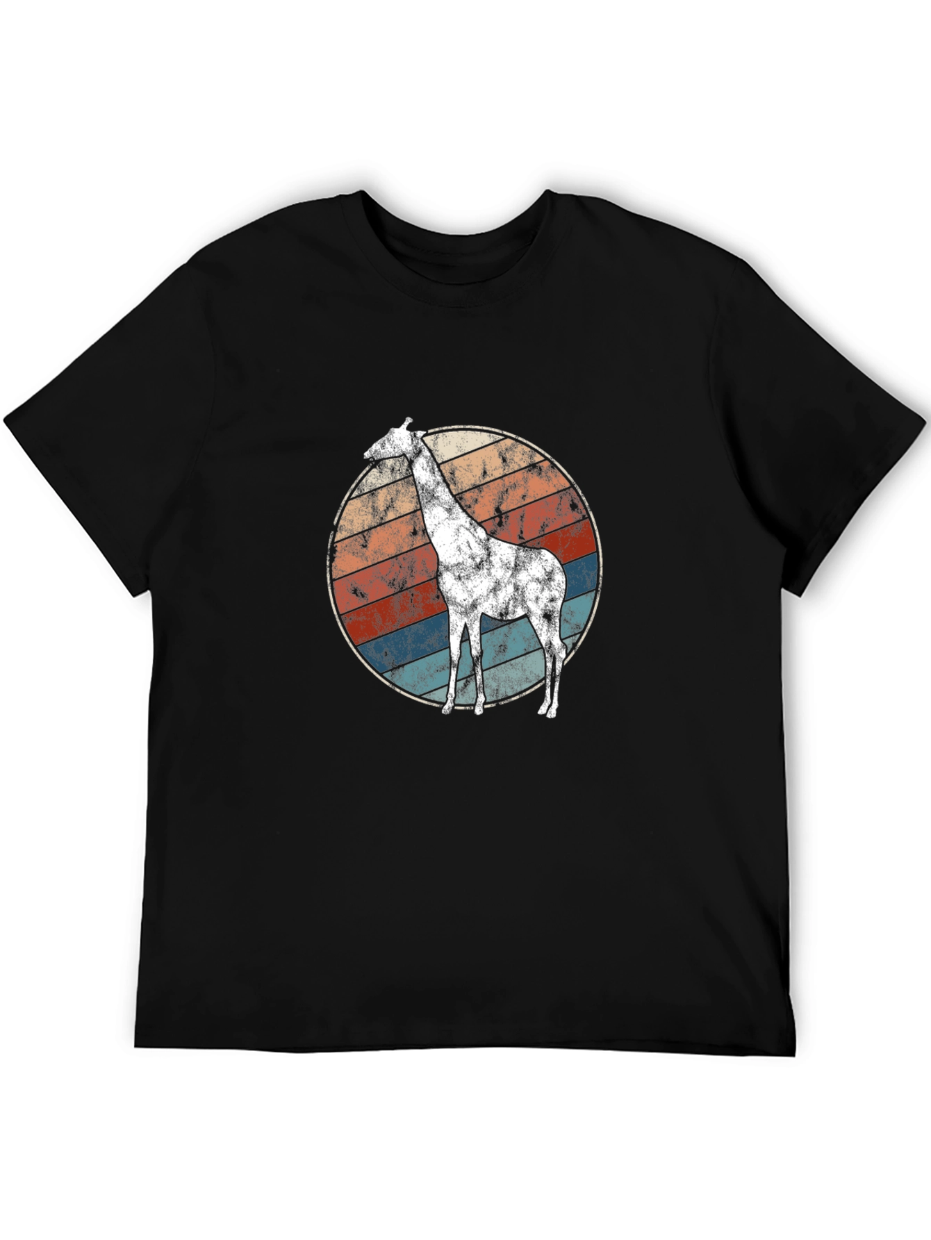 Retro Giraffe Graphic Tee - Unisex Style