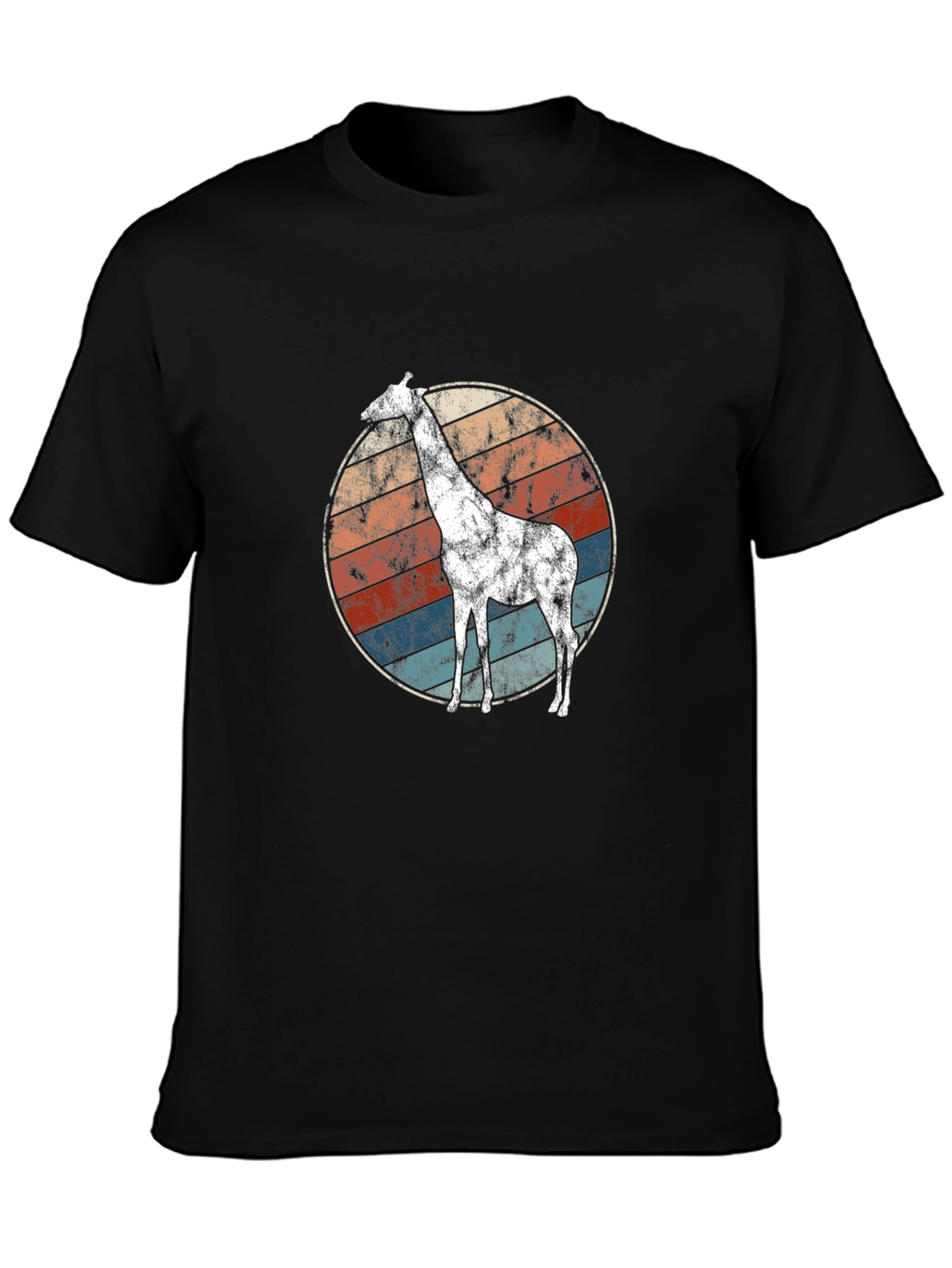 Retro Giraffe Graphic Tee - Unisex Style