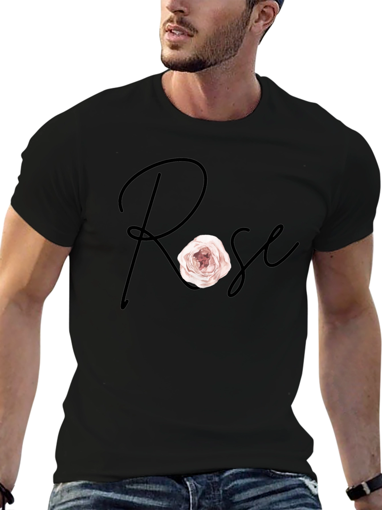 Rose Graphic Tee - Stylish Casual Wear