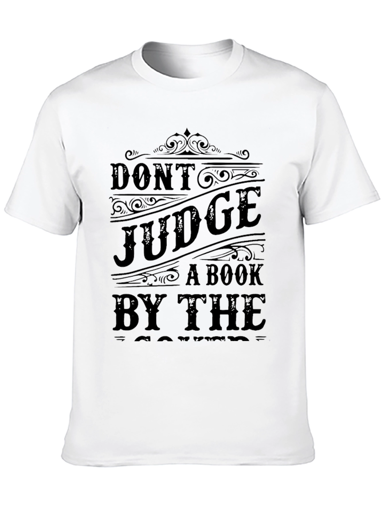 Dont Judge Book By Cover Graphic T-Shirt