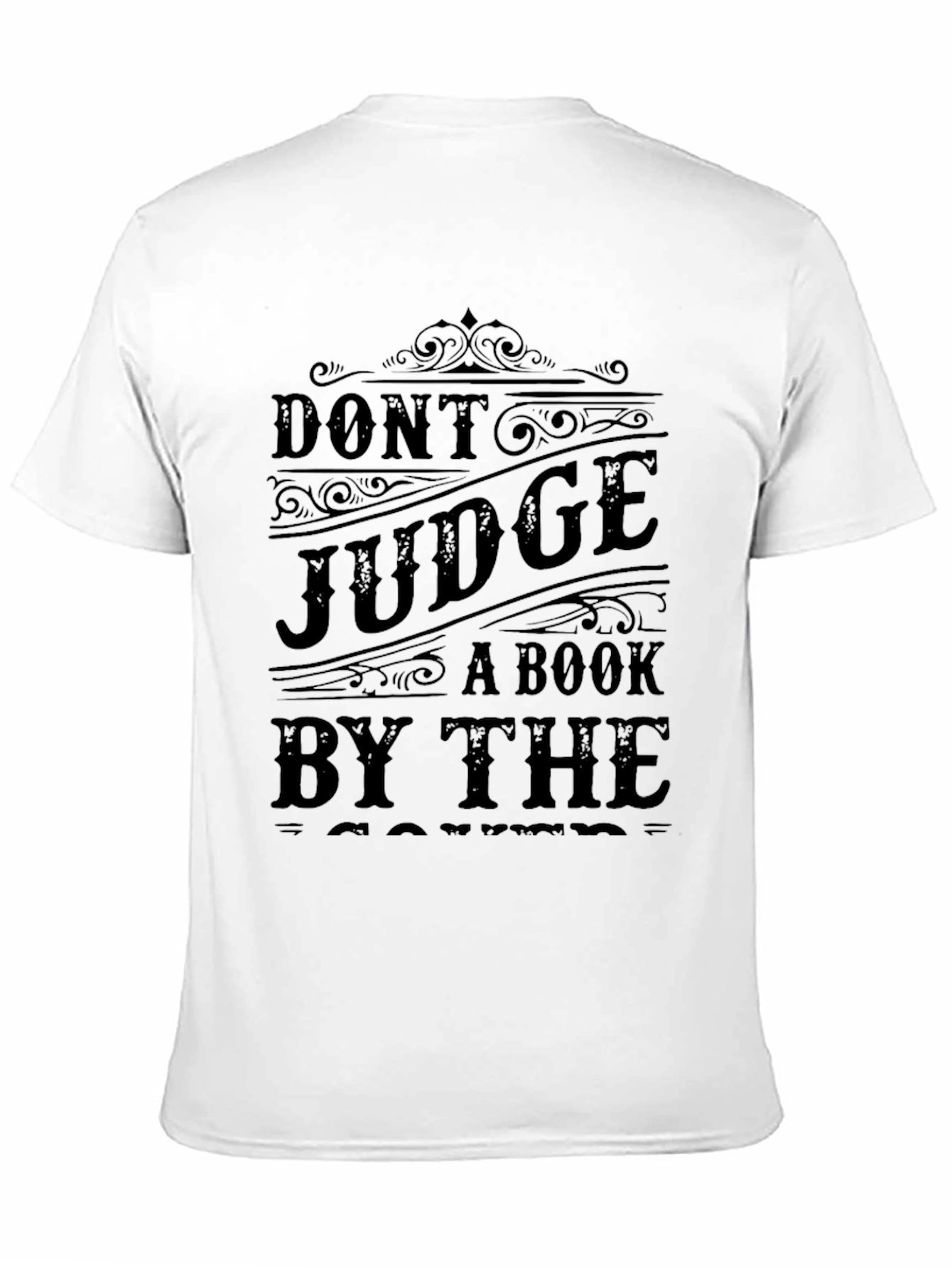 Dont Judge Book By Cover Graphic T-Shirt