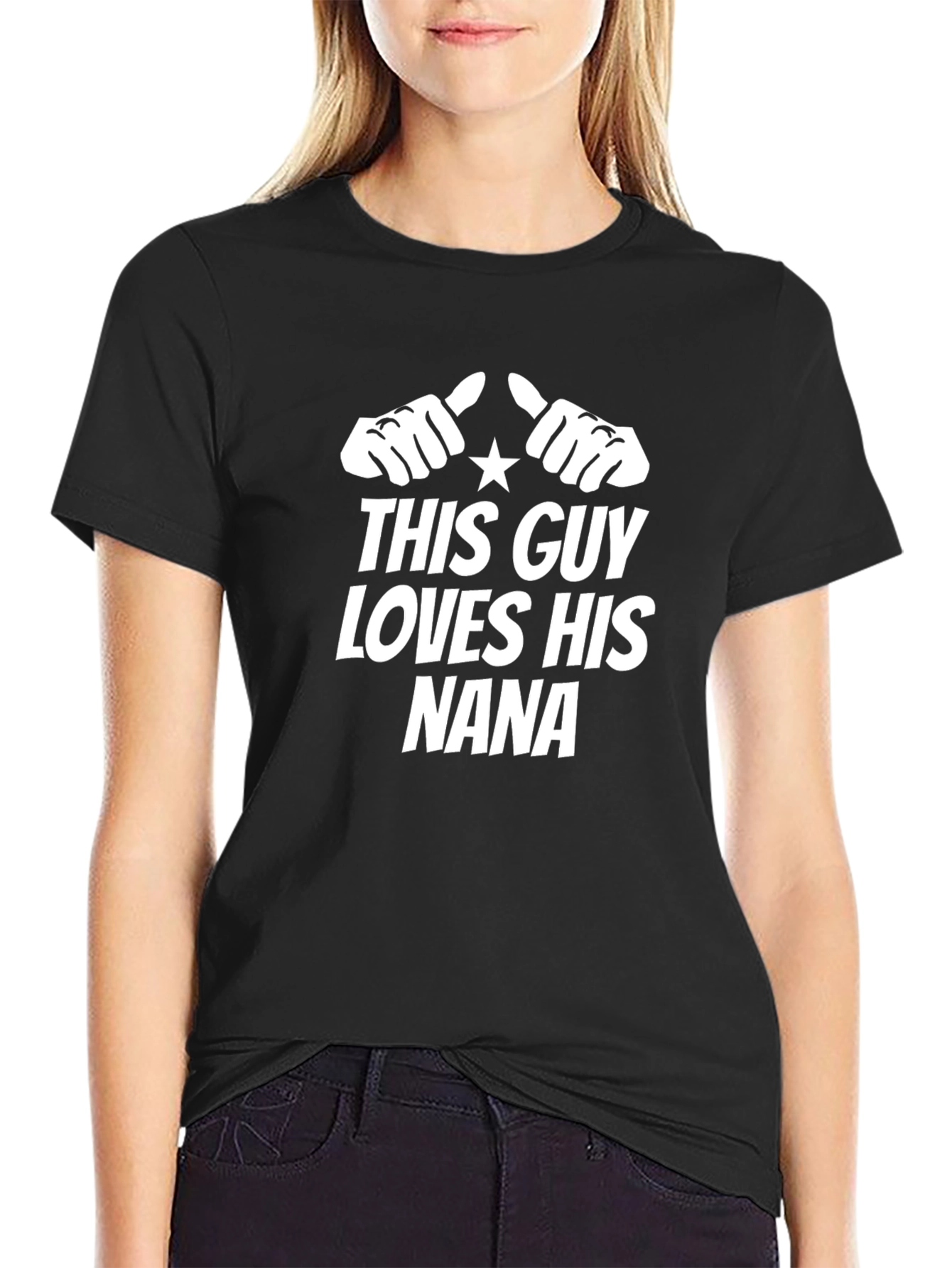This Guy Loves His Nana Graphic T-Shirt