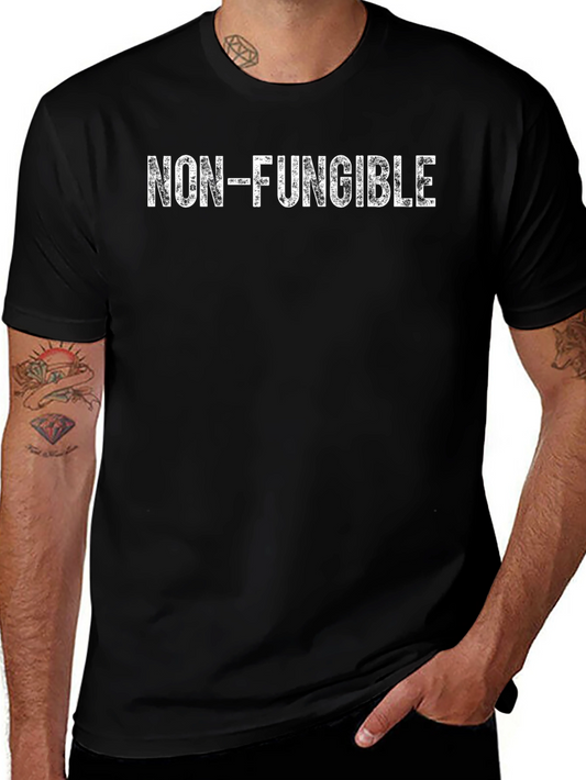 Non-Fungible Crypto T-Shirt - Black Cotton Blend
