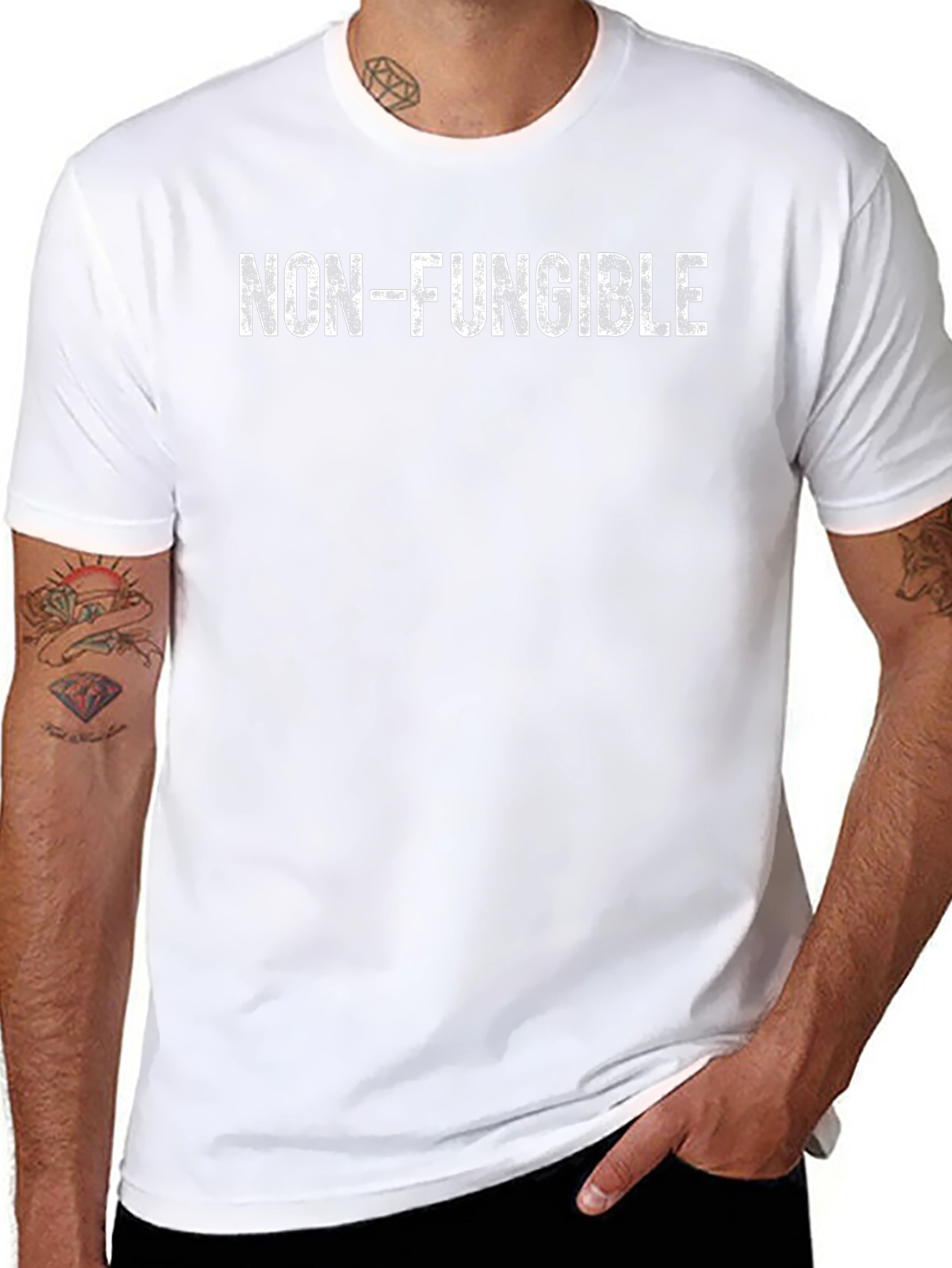 Non-Fungible Crypto T-Shirt - Black Cotton Blend