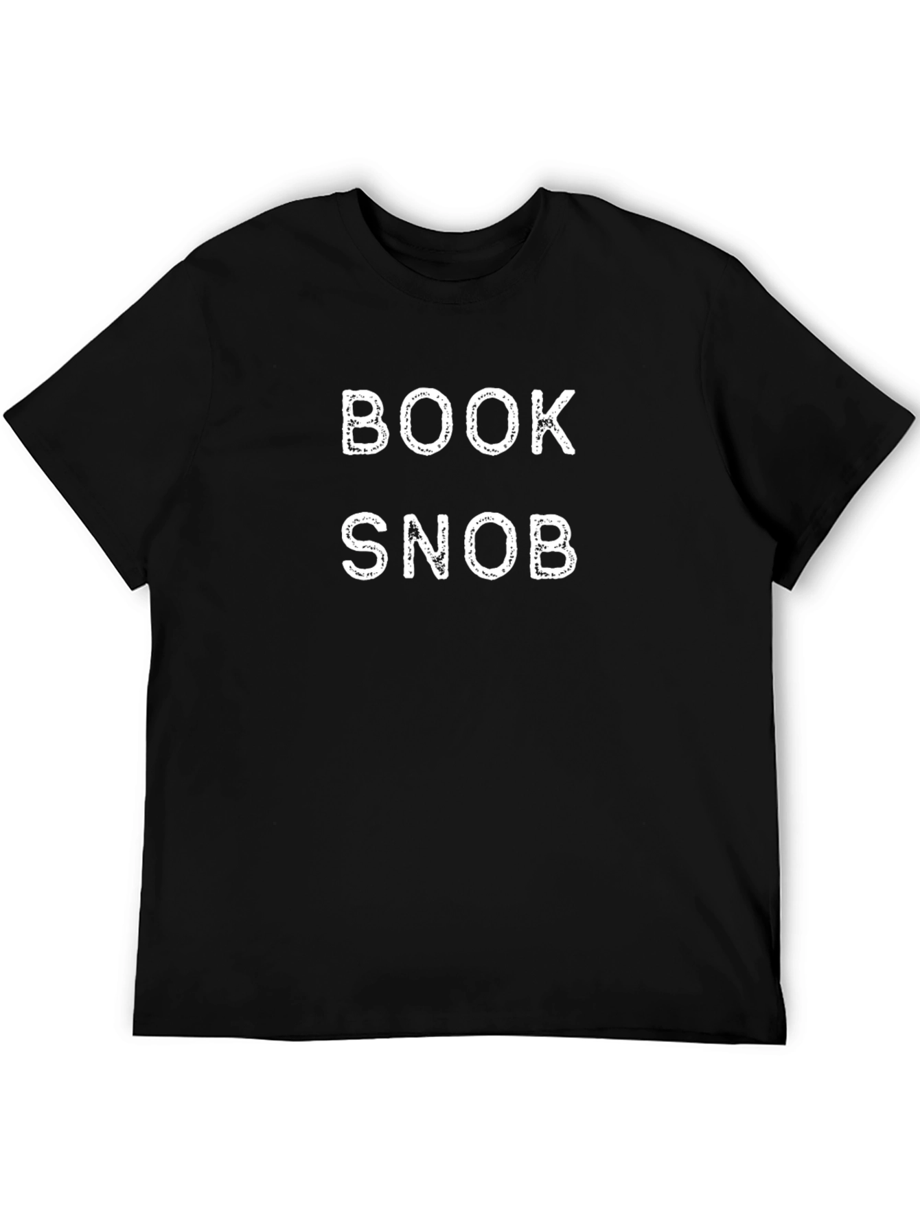 Book Snob T-Shirt - Black Novelty Tee
