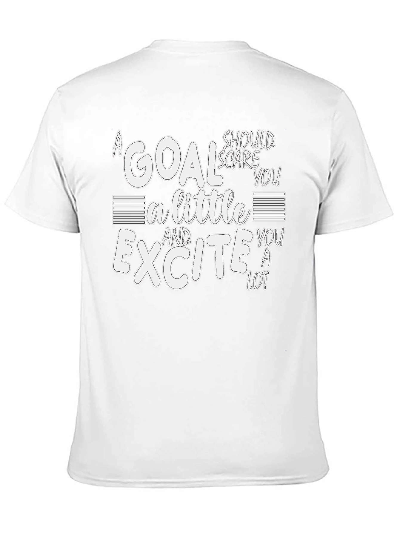 Goal Scare Excite Black Graphic Tee