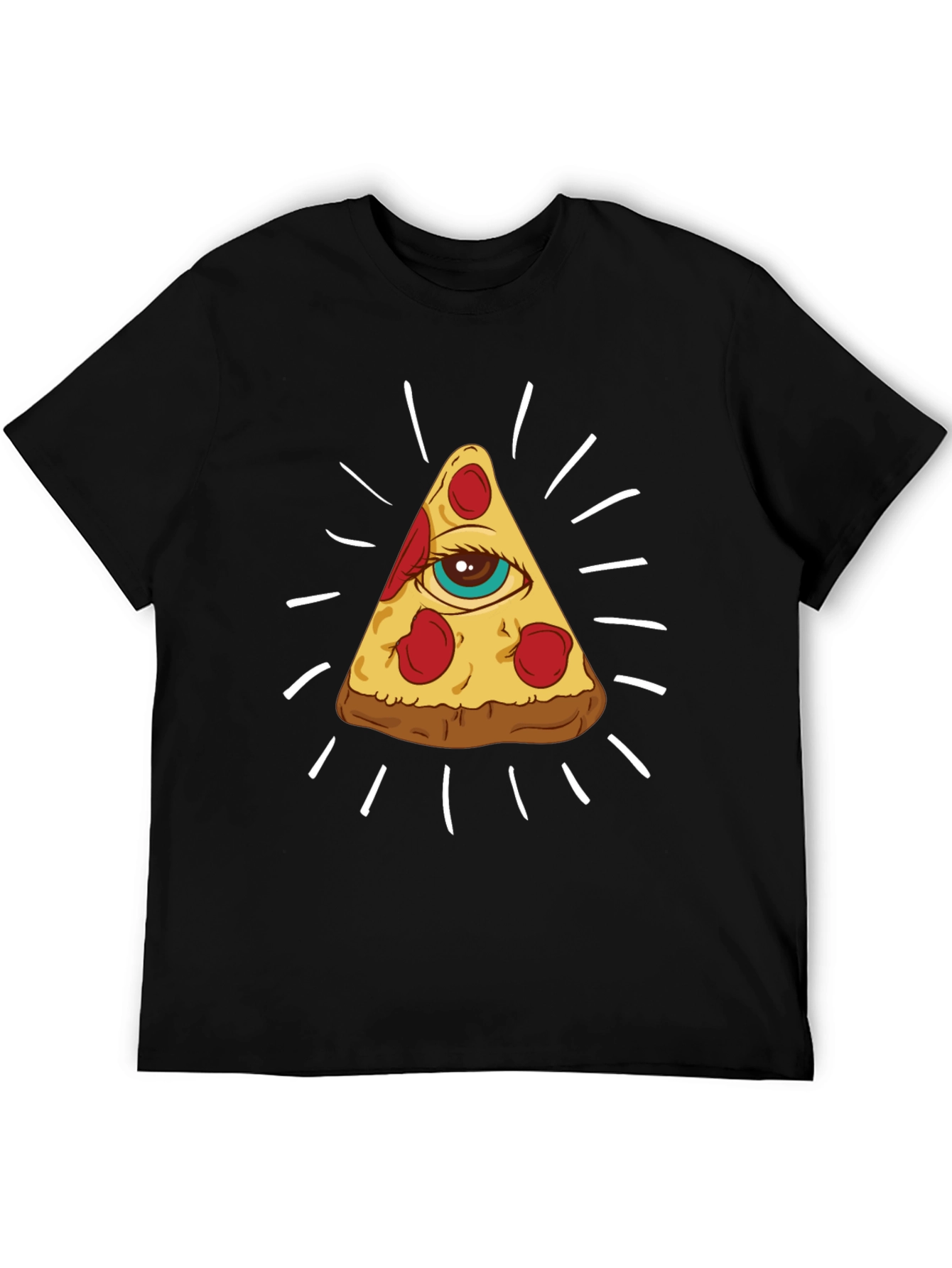 Pizza Illuminati T-Shirt - All Seeing Slice