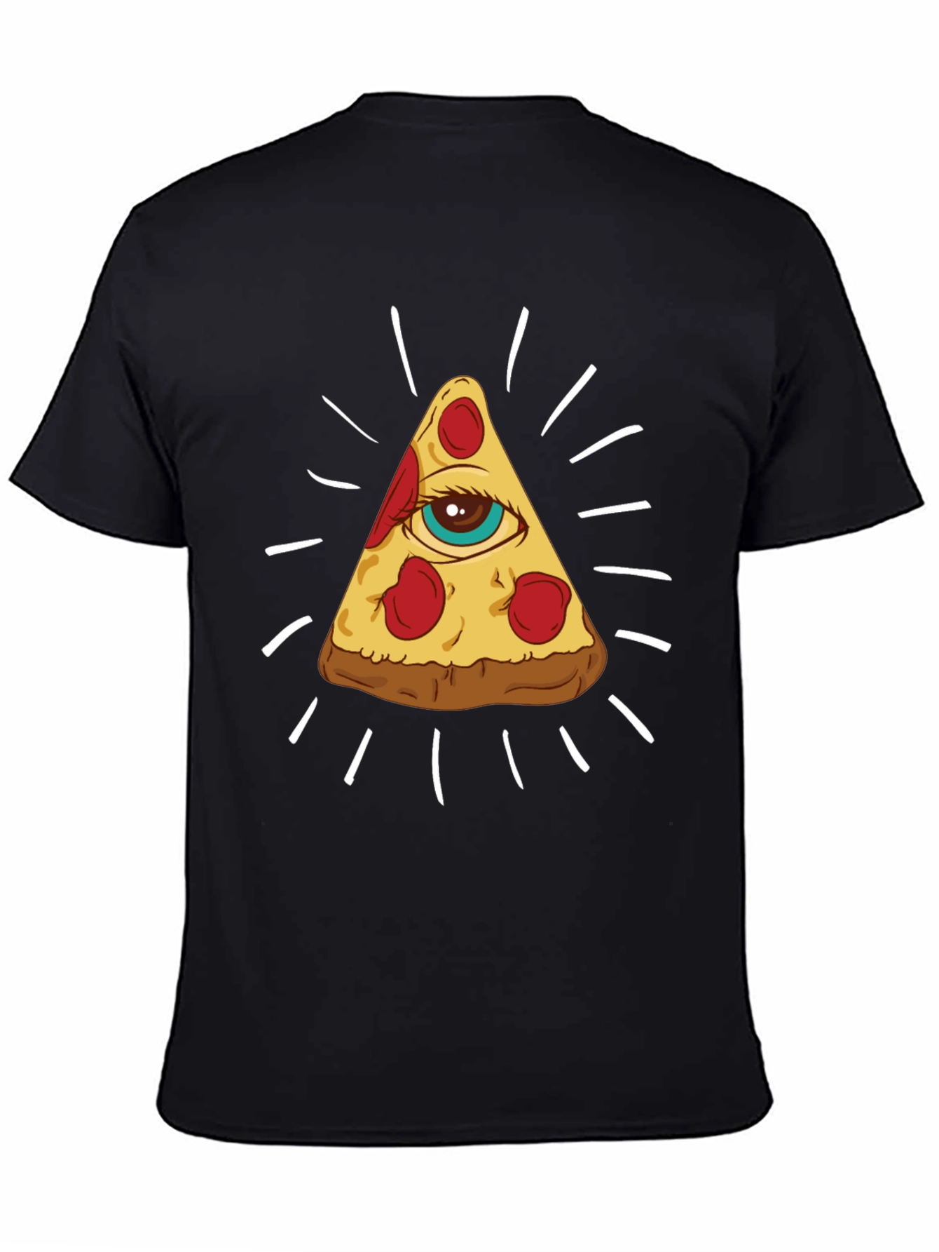 Pizza Illuminati T-Shirt - All Seeing Slice