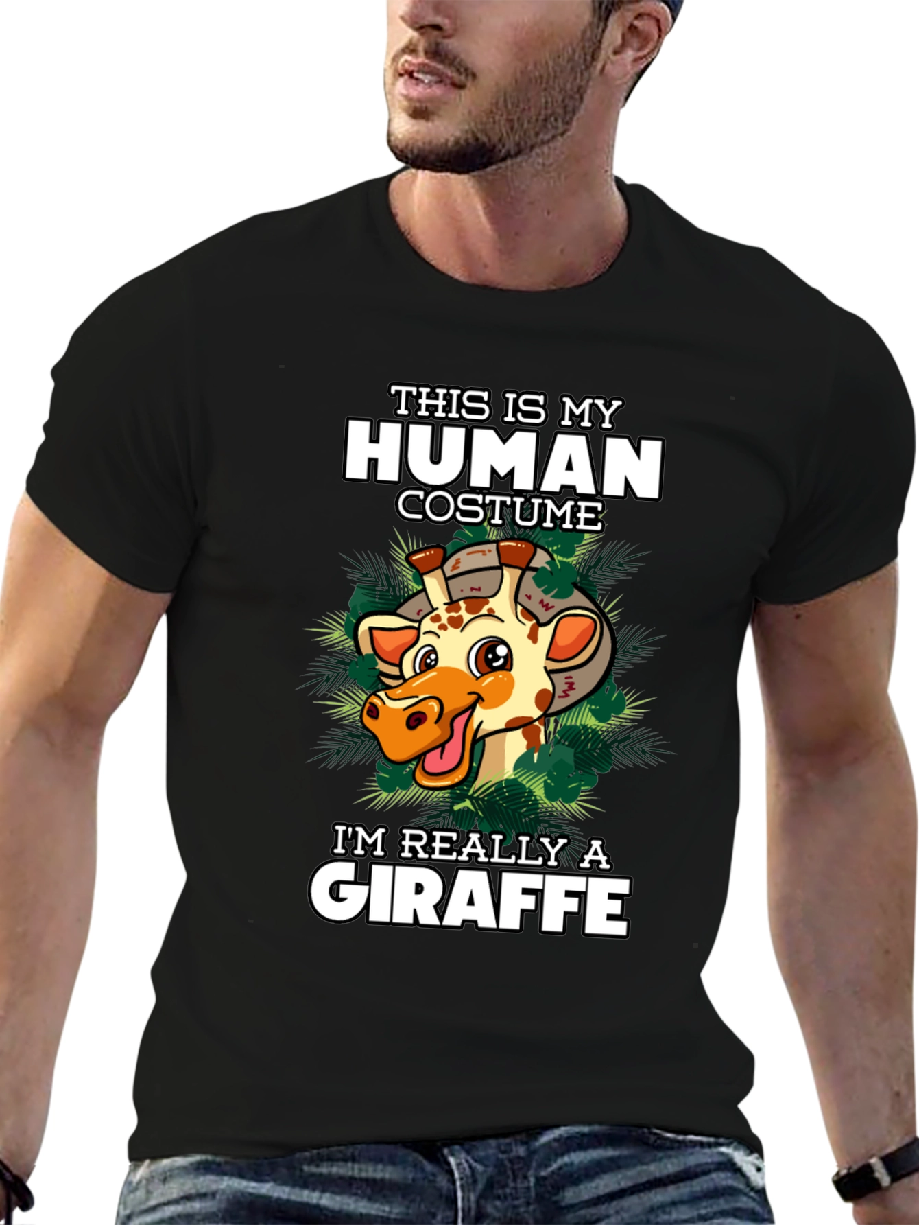 Human Costume Giraffe T-Shirt