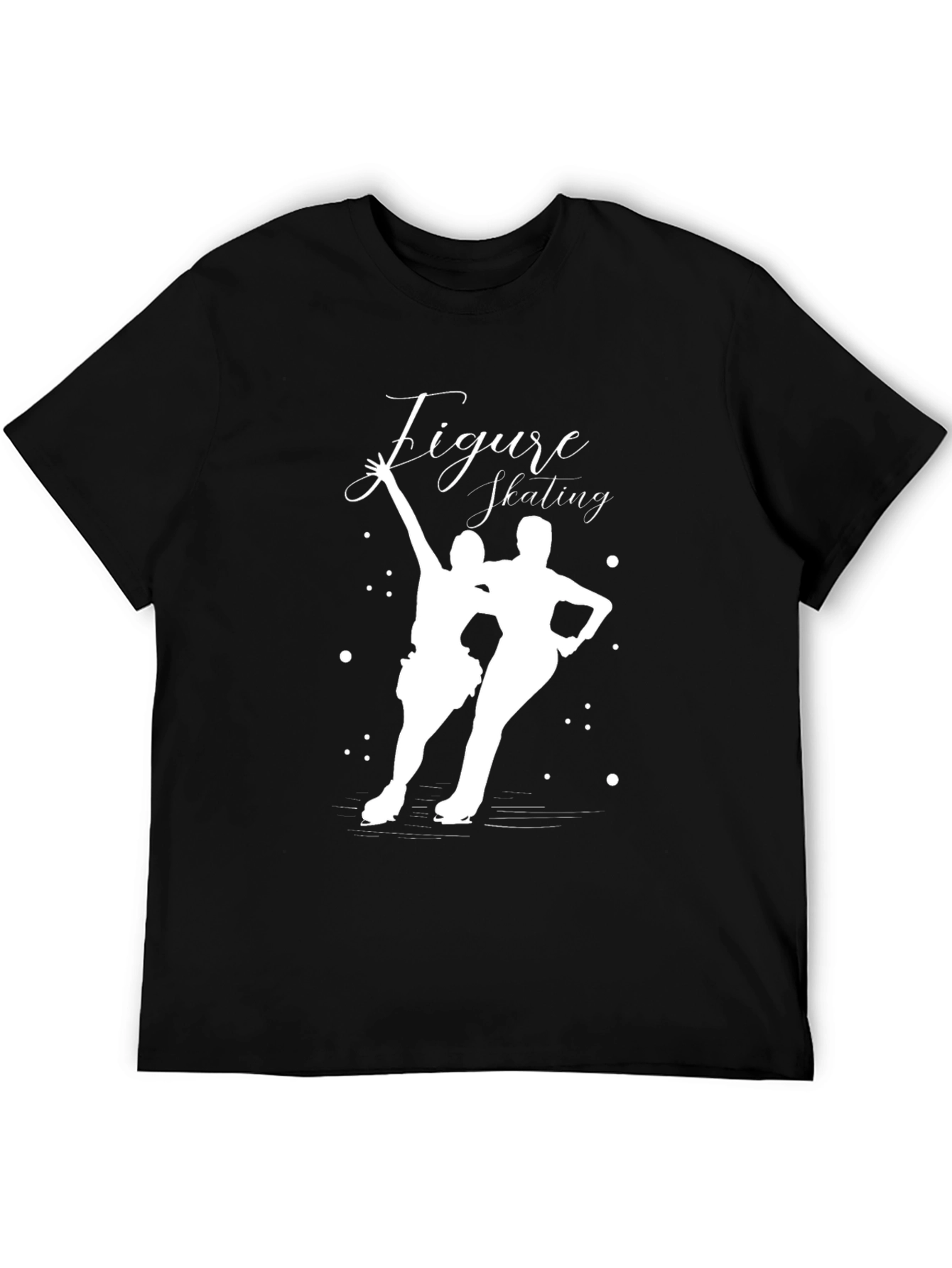 Figure Skating Black Graphic Tee