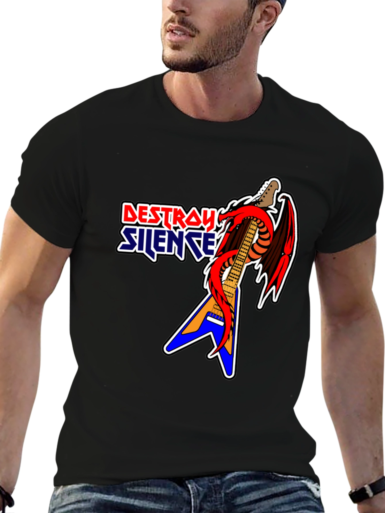 Destroy Silence Graphic Tee
