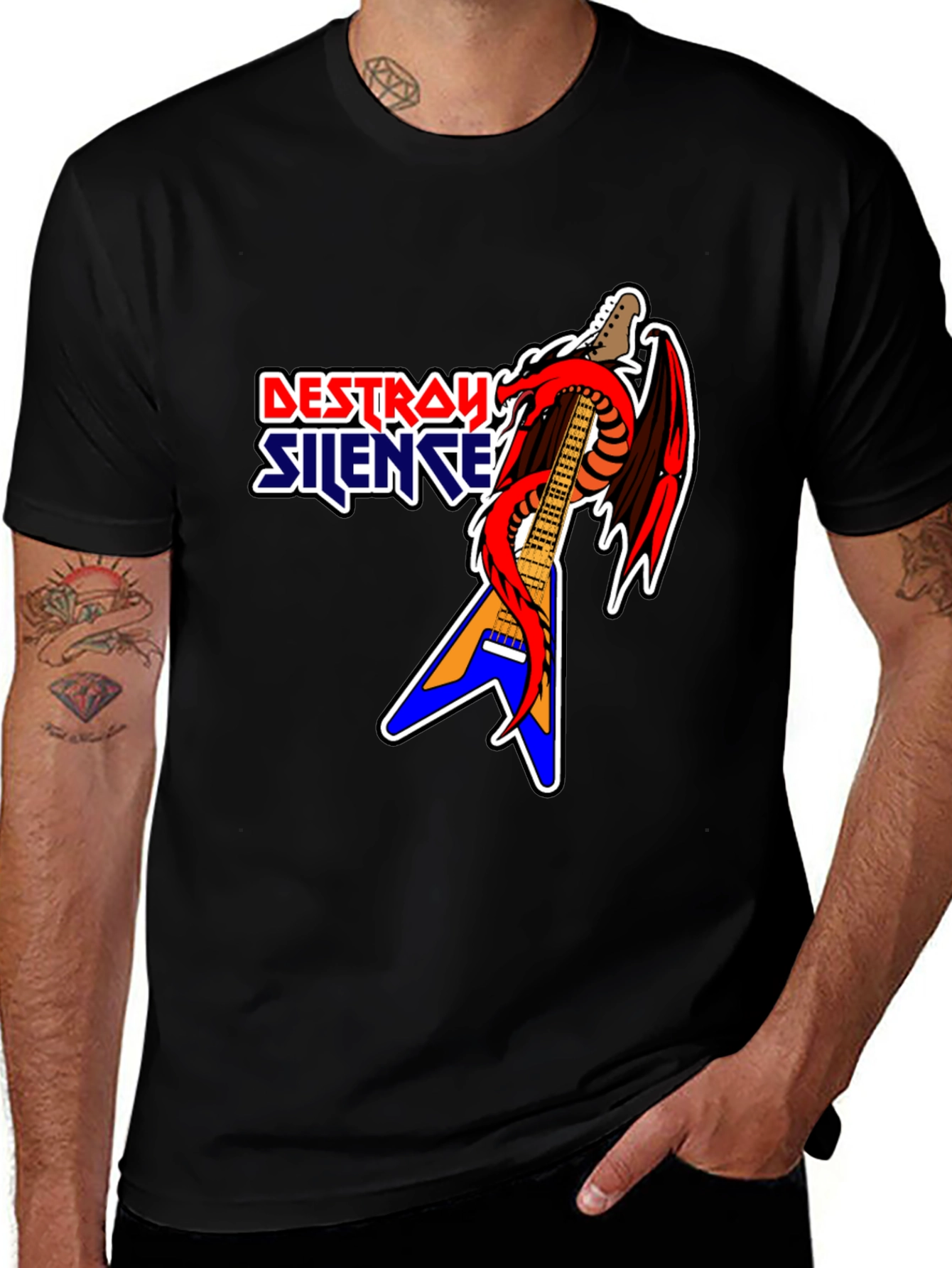 Destroy Silence Graphic Tee