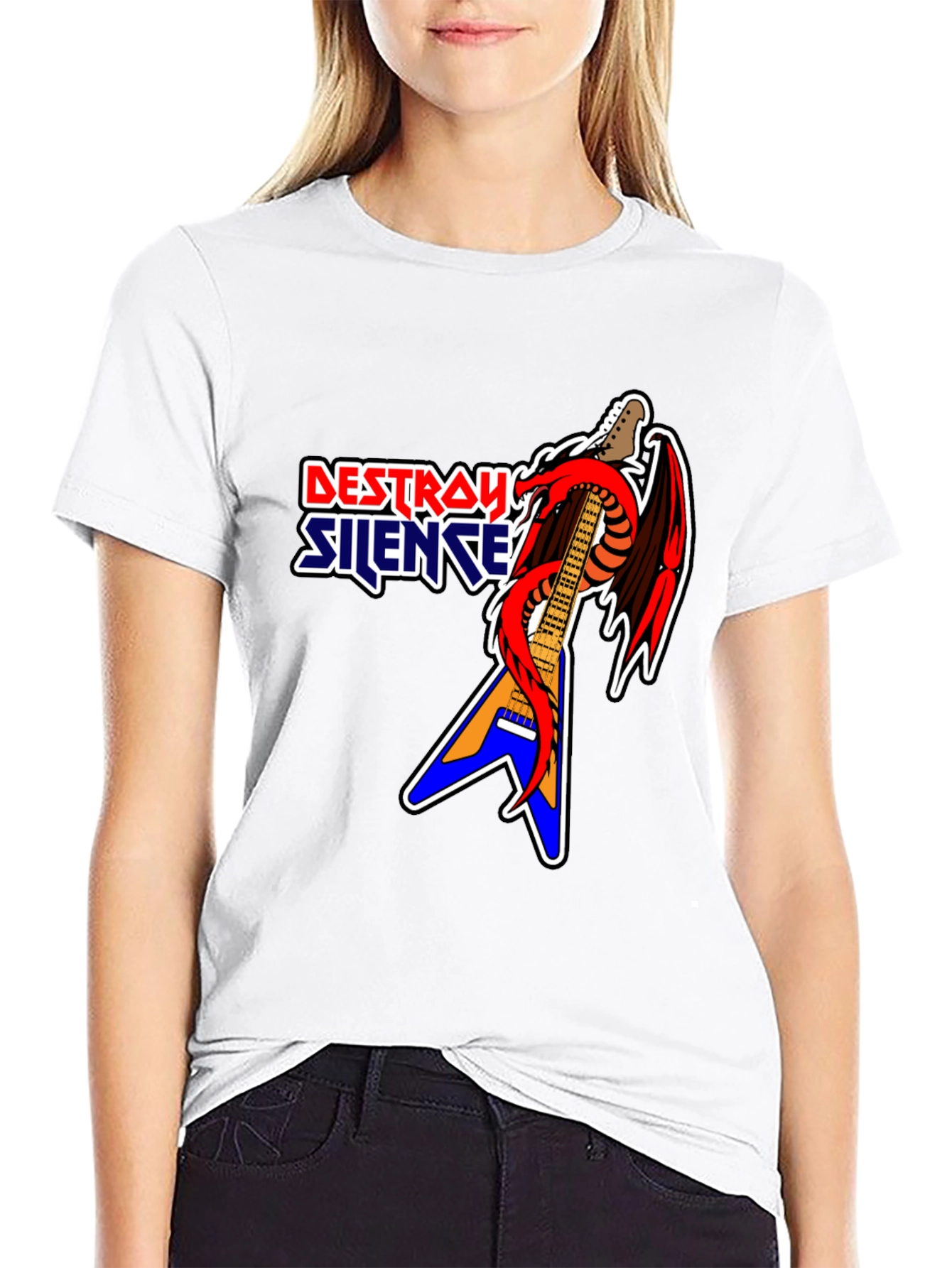 Destroy Silence Graphic Tee