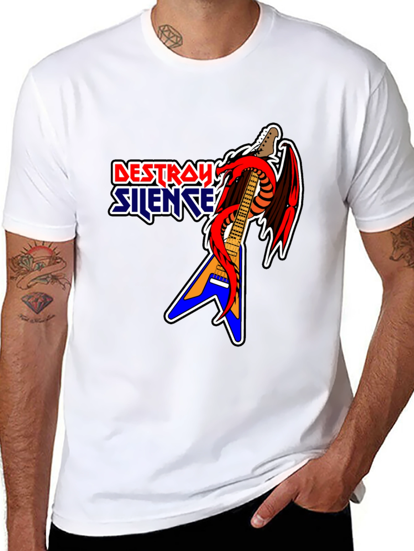 Destroy Silence Graphic Tee