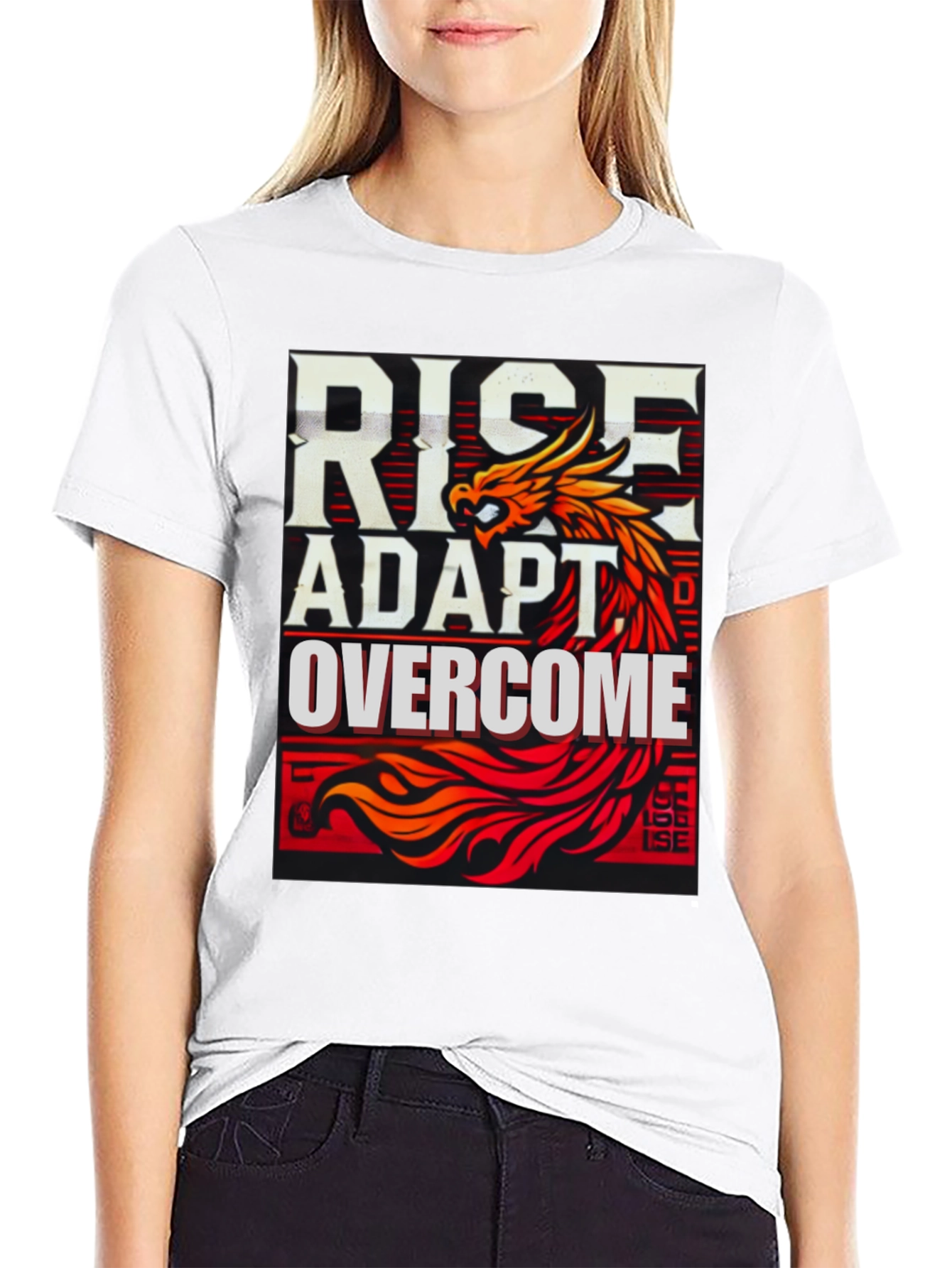 Rise Adapt Overcome Phoenix Graphic Tee
