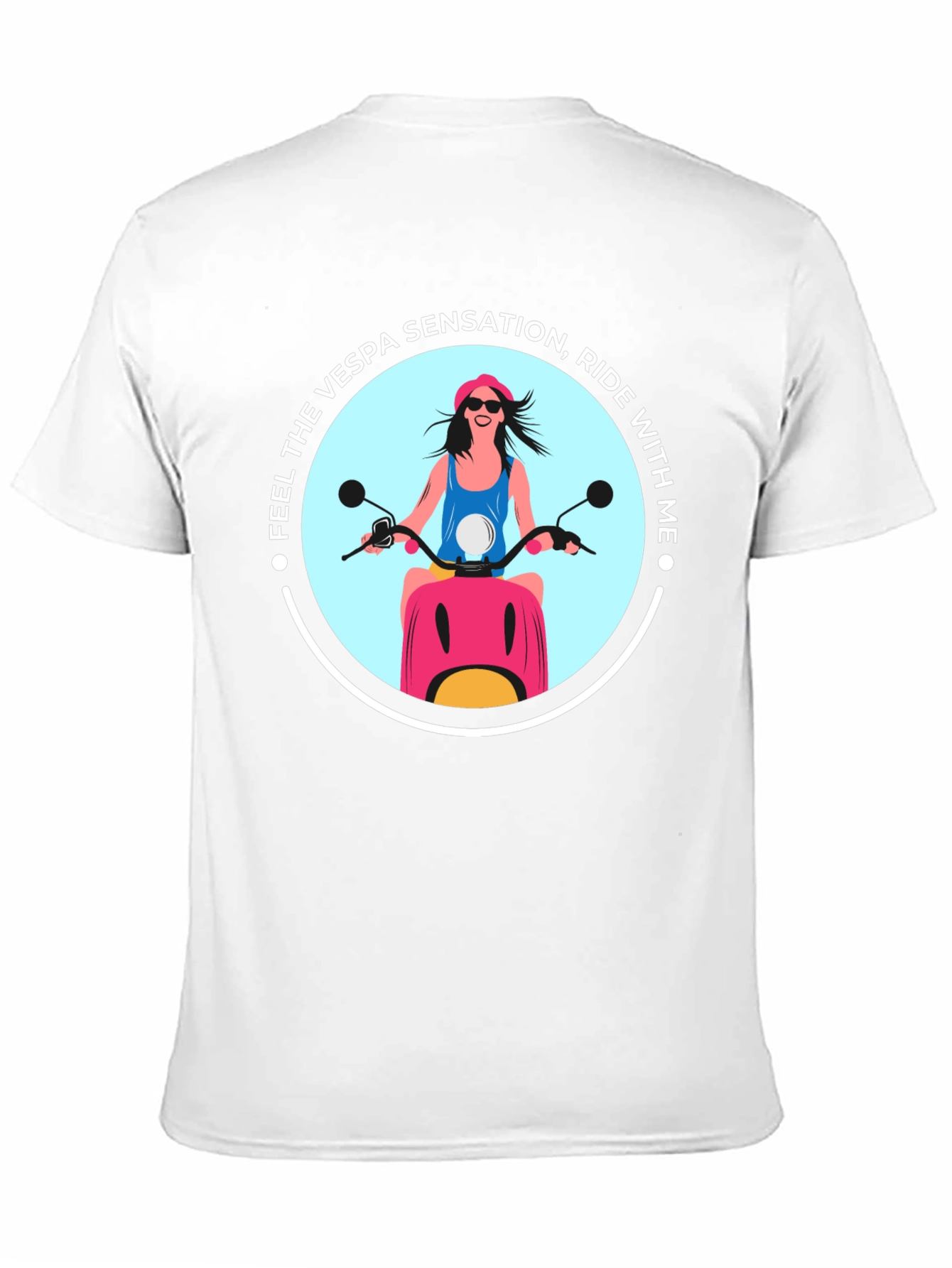 Vespa Sensation Ride T-Shirt - Black