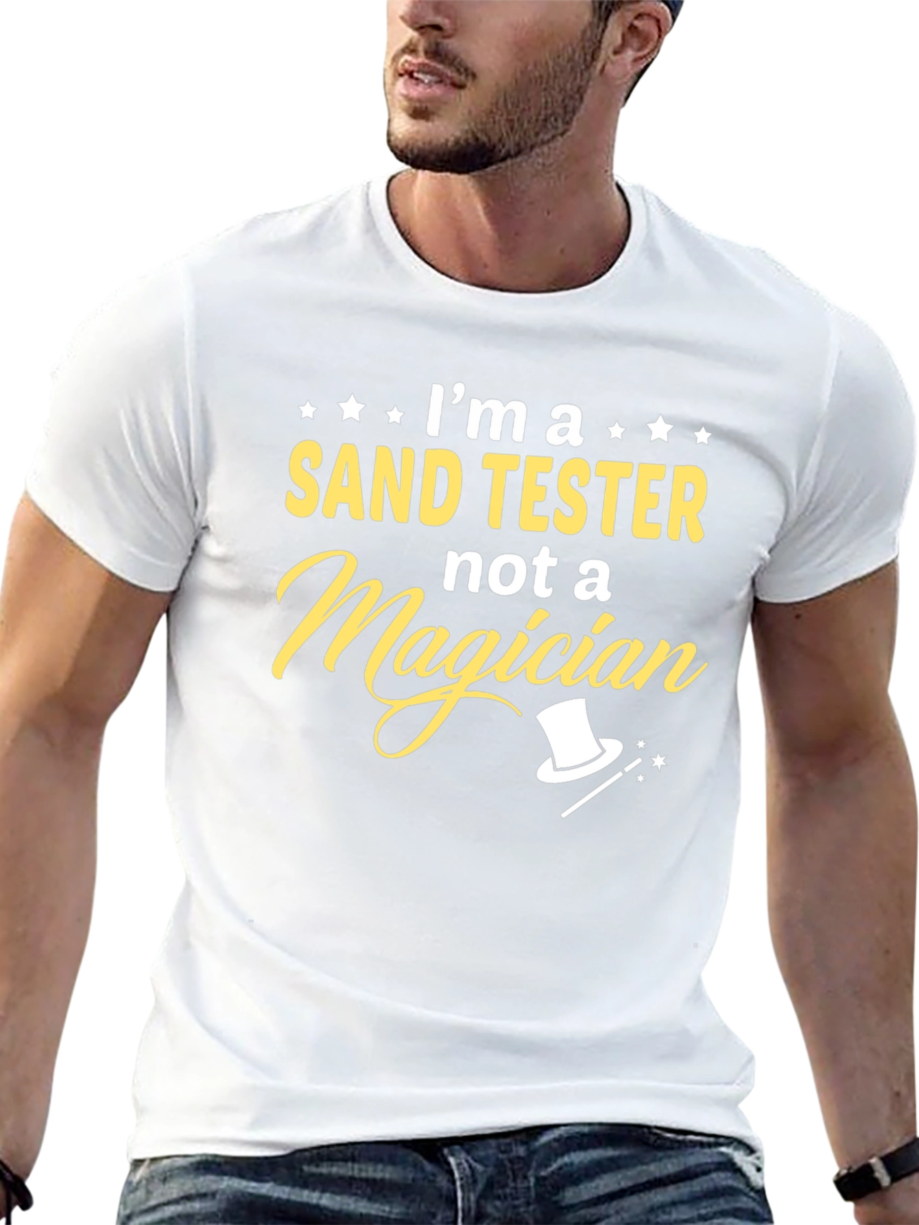 Sand Tester Graphic Tee - Funny Beach T-Shirt