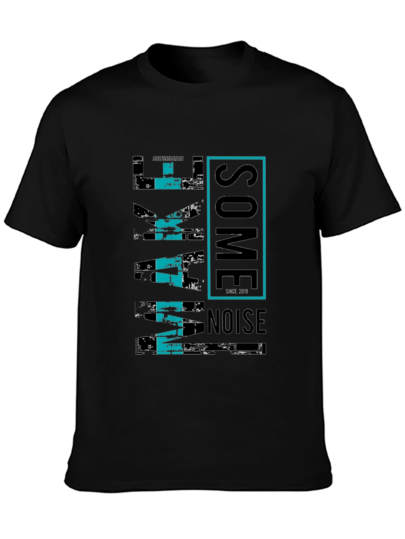 Wake Some Noise Black Graphic Tee